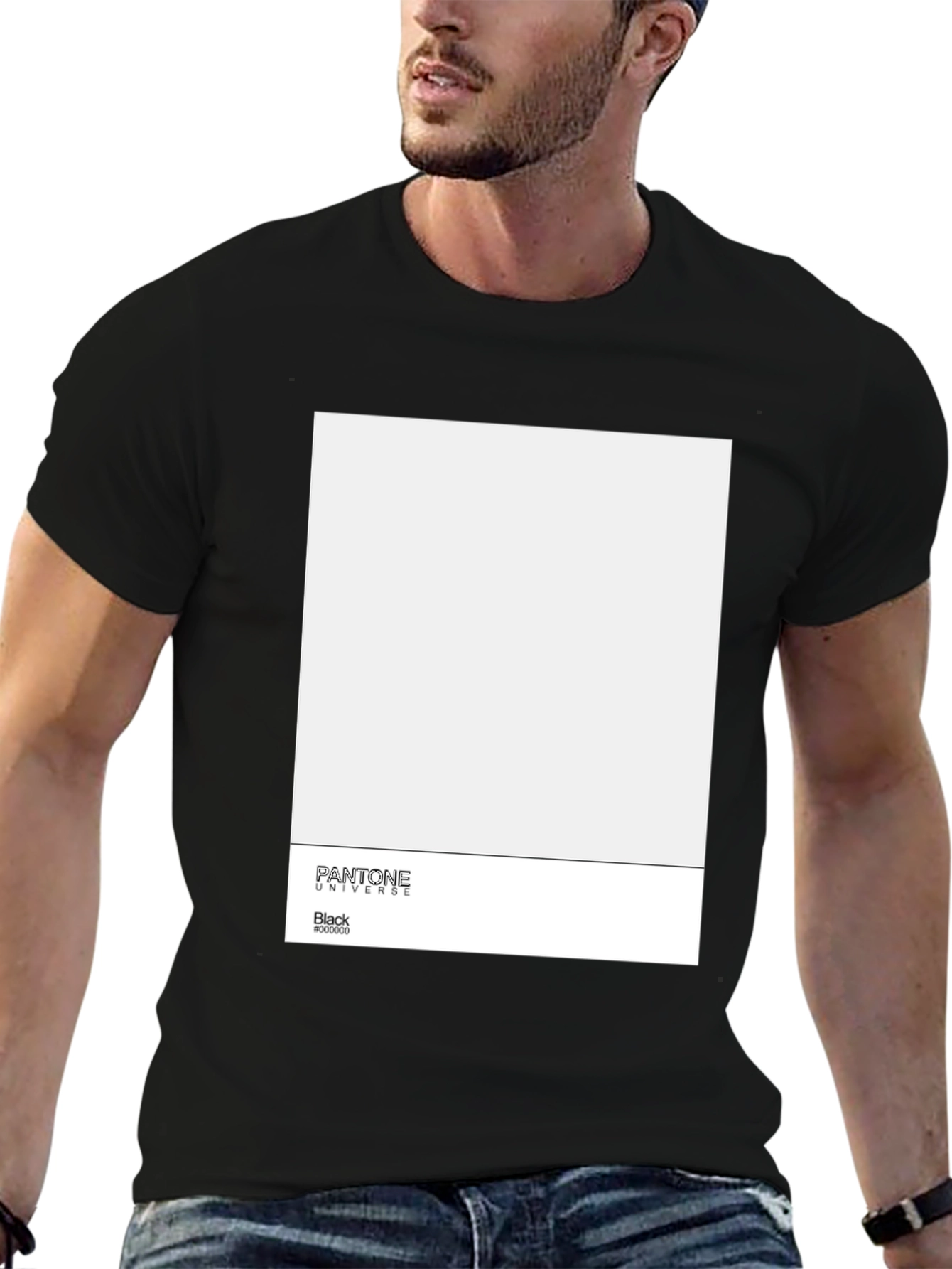 Pantone Universe Black T-Shirt - Modern Graphic Tee