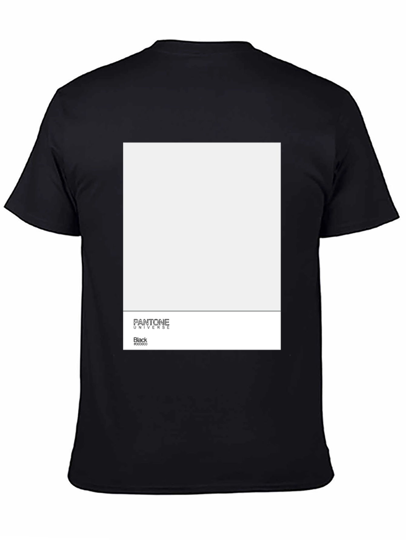 Pantone Universe Black T-Shirt - Modern Graphic Tee