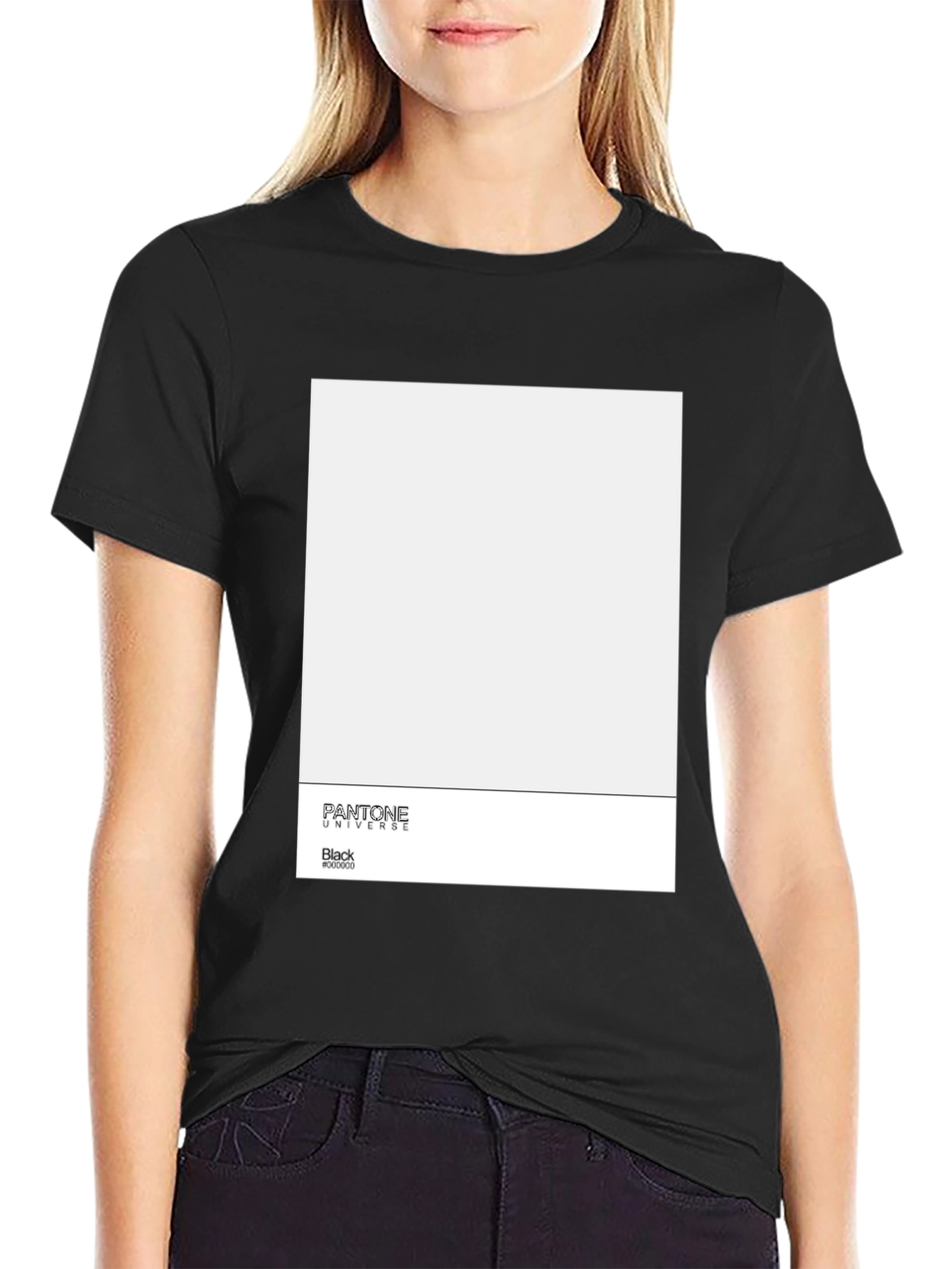 Pantone Universe Black T-Shirt - Modern Graphic Tee