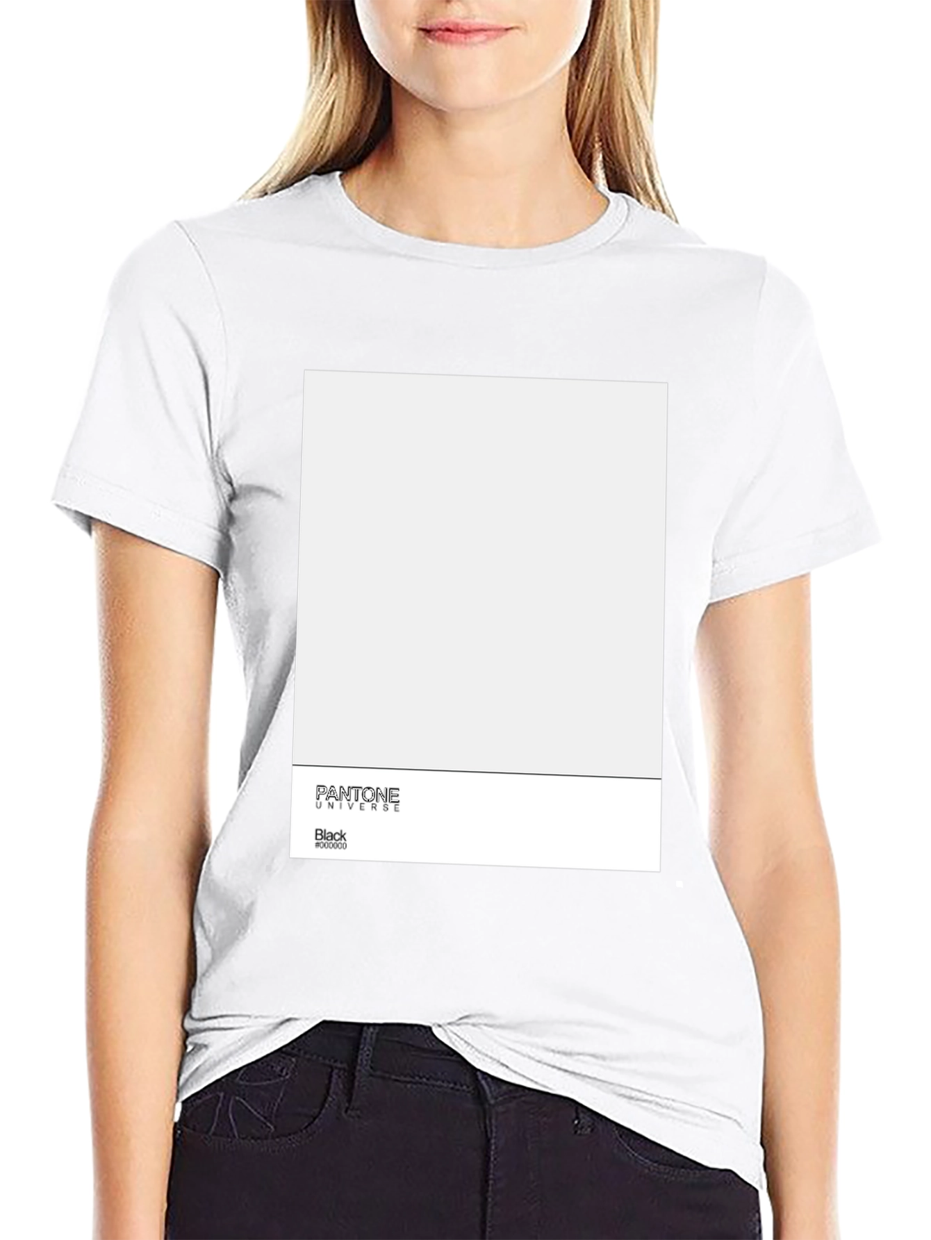 Pantone Universe Black T-Shirt - Modern Graphic Tee