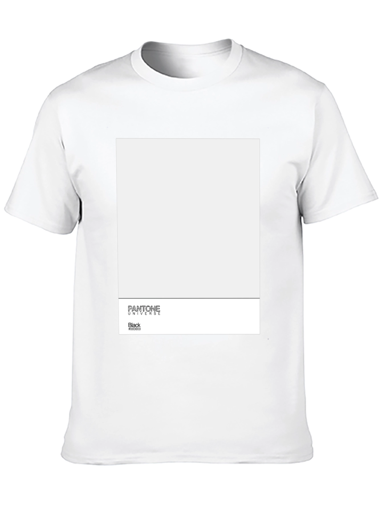 Pantone Universe Black T-Shirt - Modern Graphic Tee