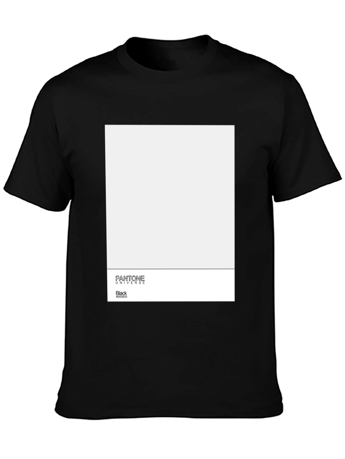 Pantone Universe Black T-Shirt - Modern Graphic Tee