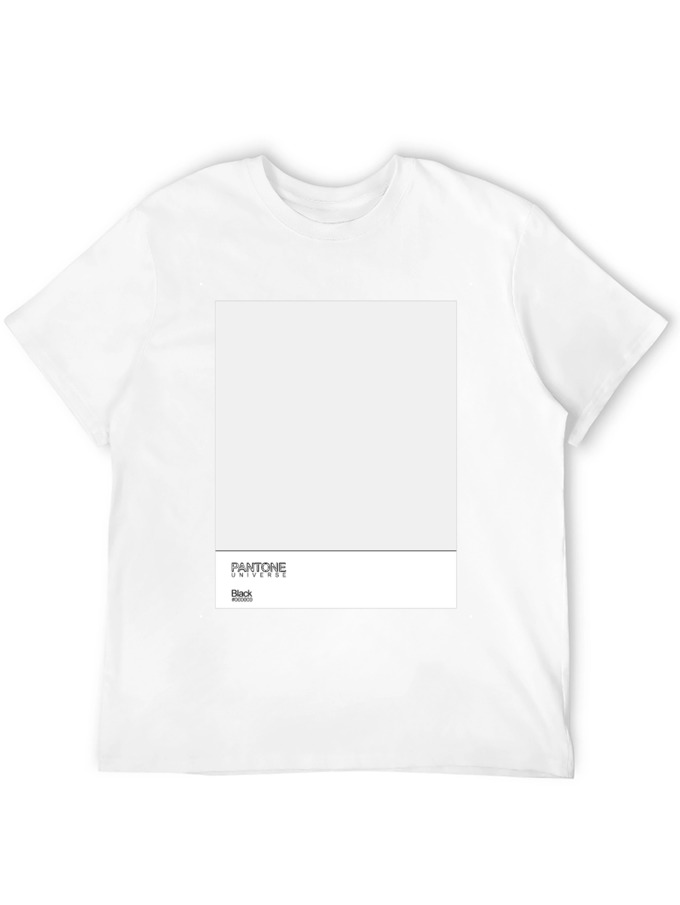 Pantone Universe Black T-Shirt - Modern Graphic Tee