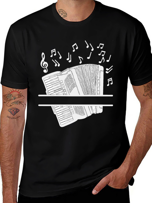 Accordion Music T-Shirt - Stylish Musician Tee