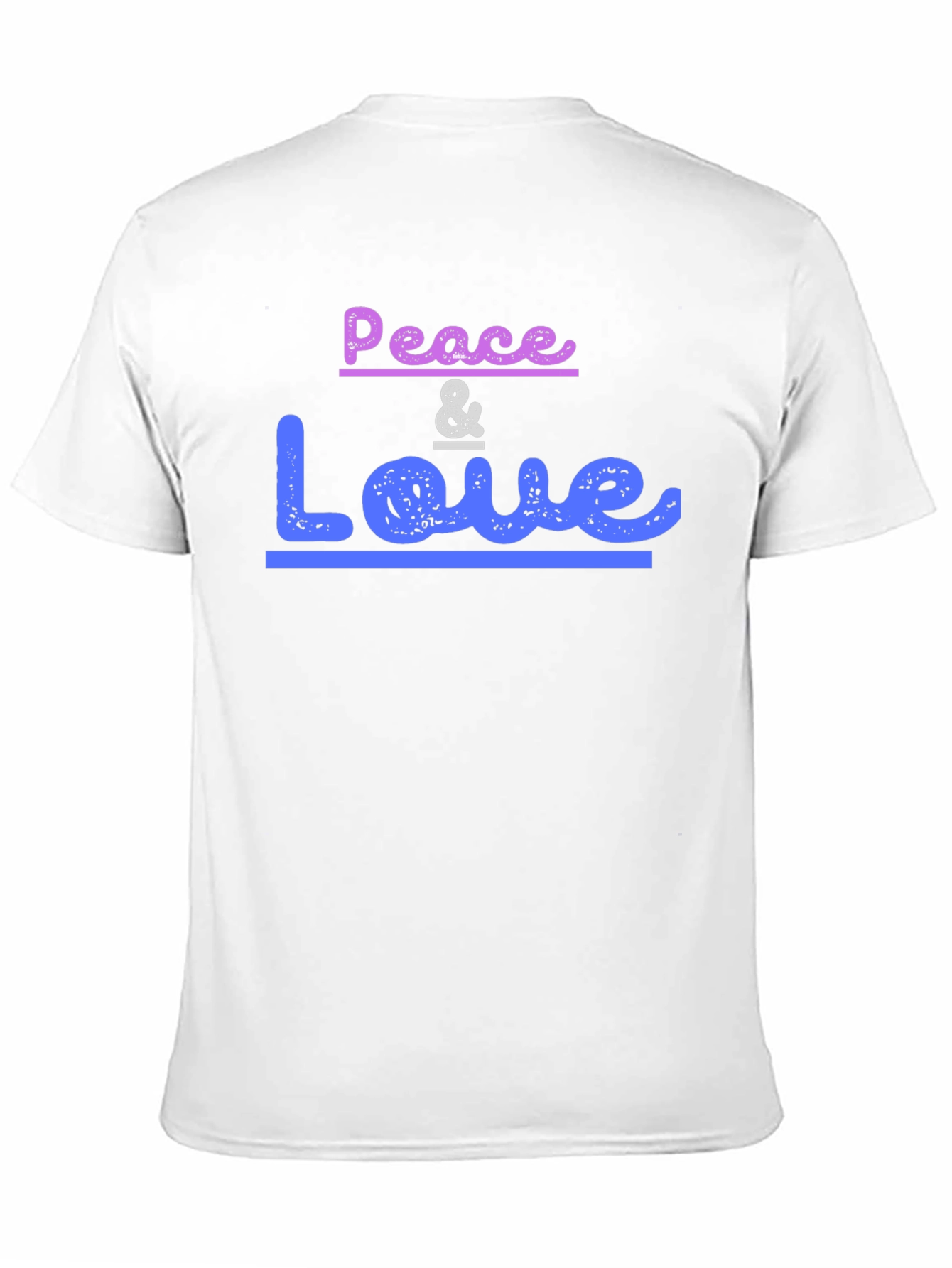 Peace & Love Graphic T-Shirt - Trendy Casual Wear