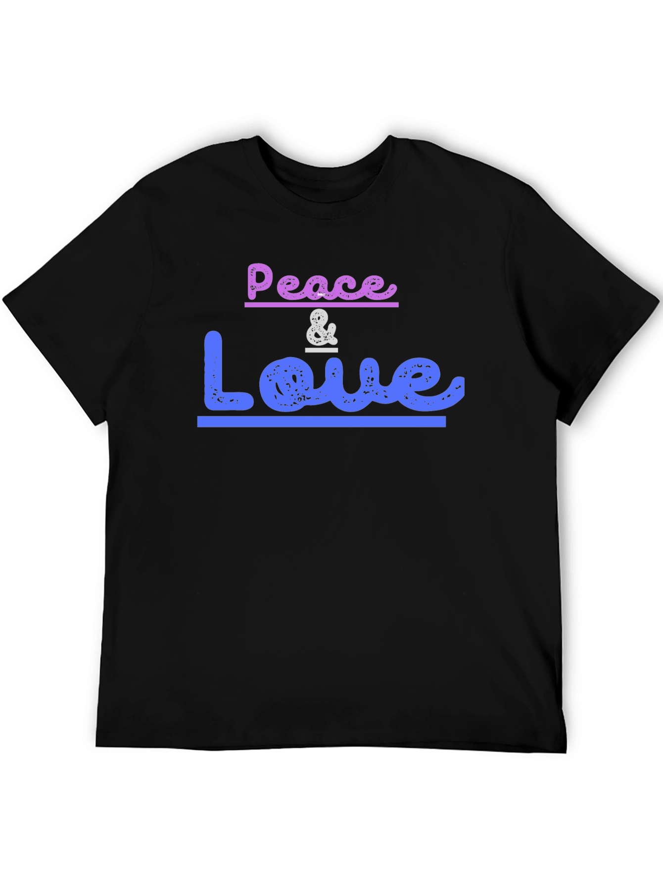Peace & Love Graphic T-Shirt - Trendy Casual Wear