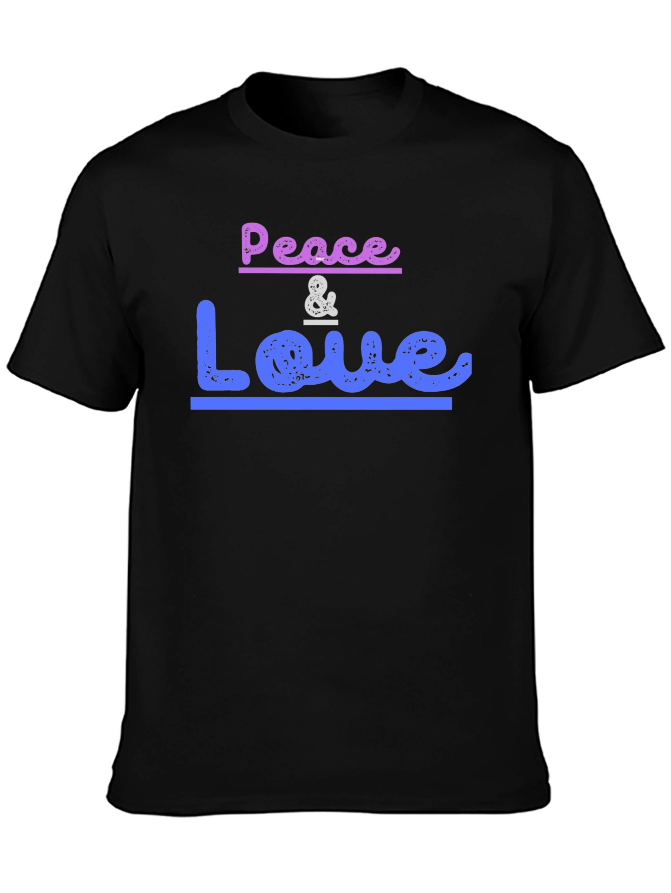 Peace & Love Graphic T-Shirt - Trendy Casual Wear