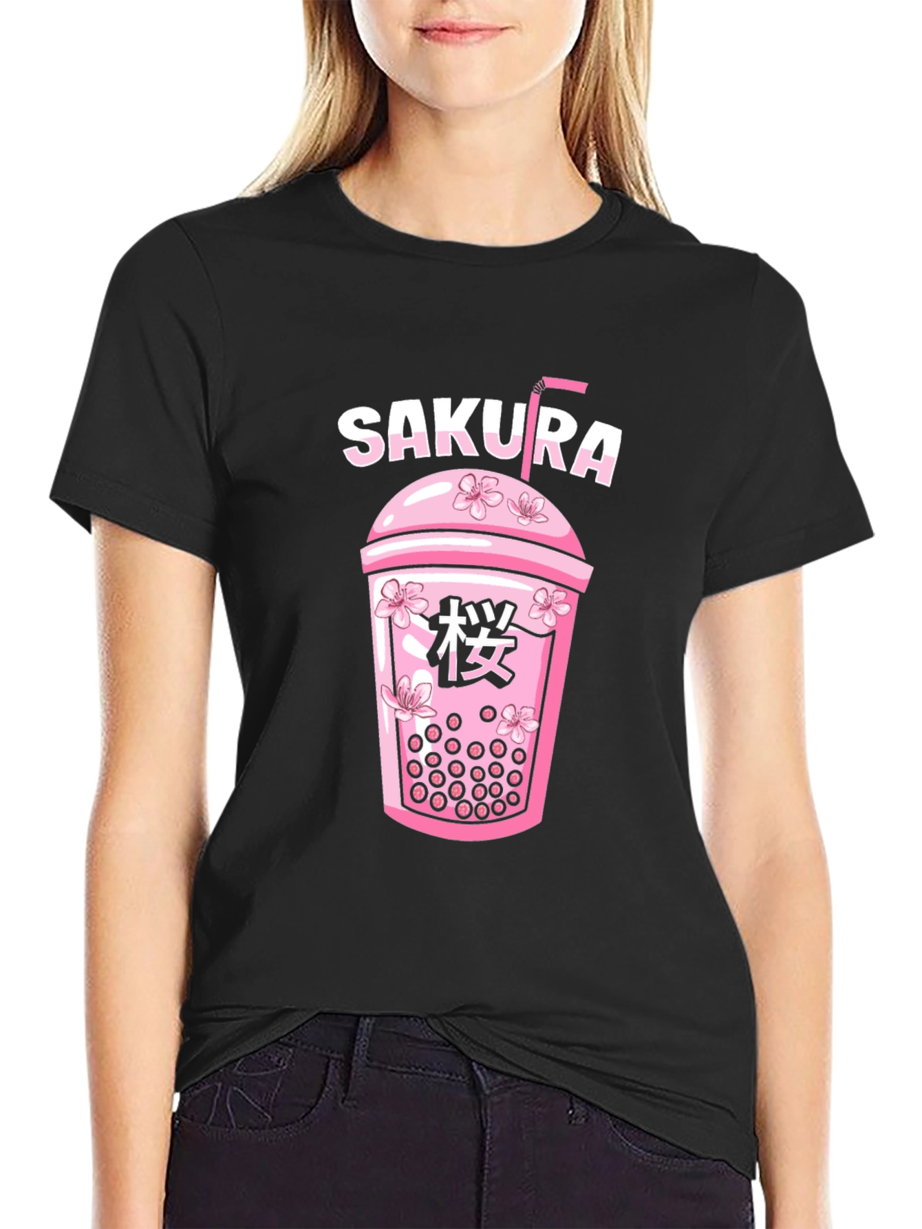 Sakura Bubble Tea Graphic Tee
