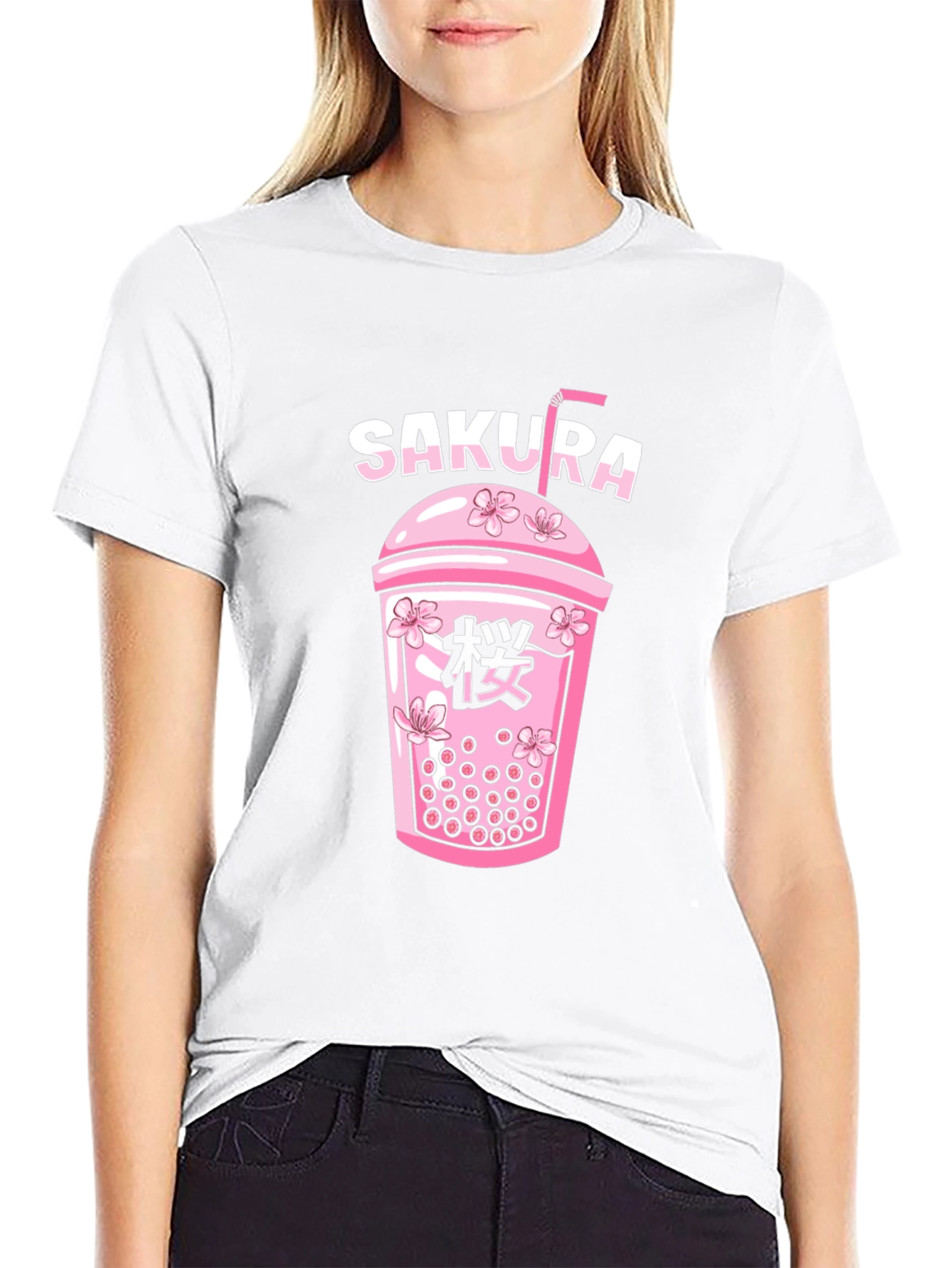 Sakura Bubble Tea Graphic Tee