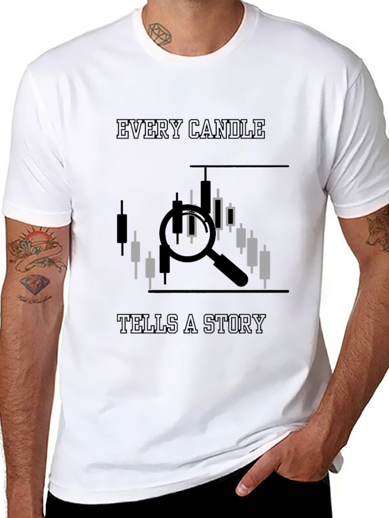Traders Tee: Every Candle Tells a Story