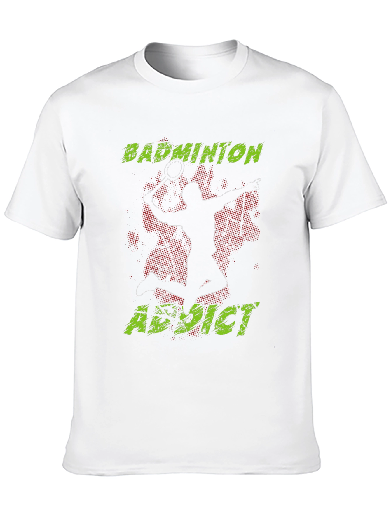 Badminton Addict Graphic Tee - Black