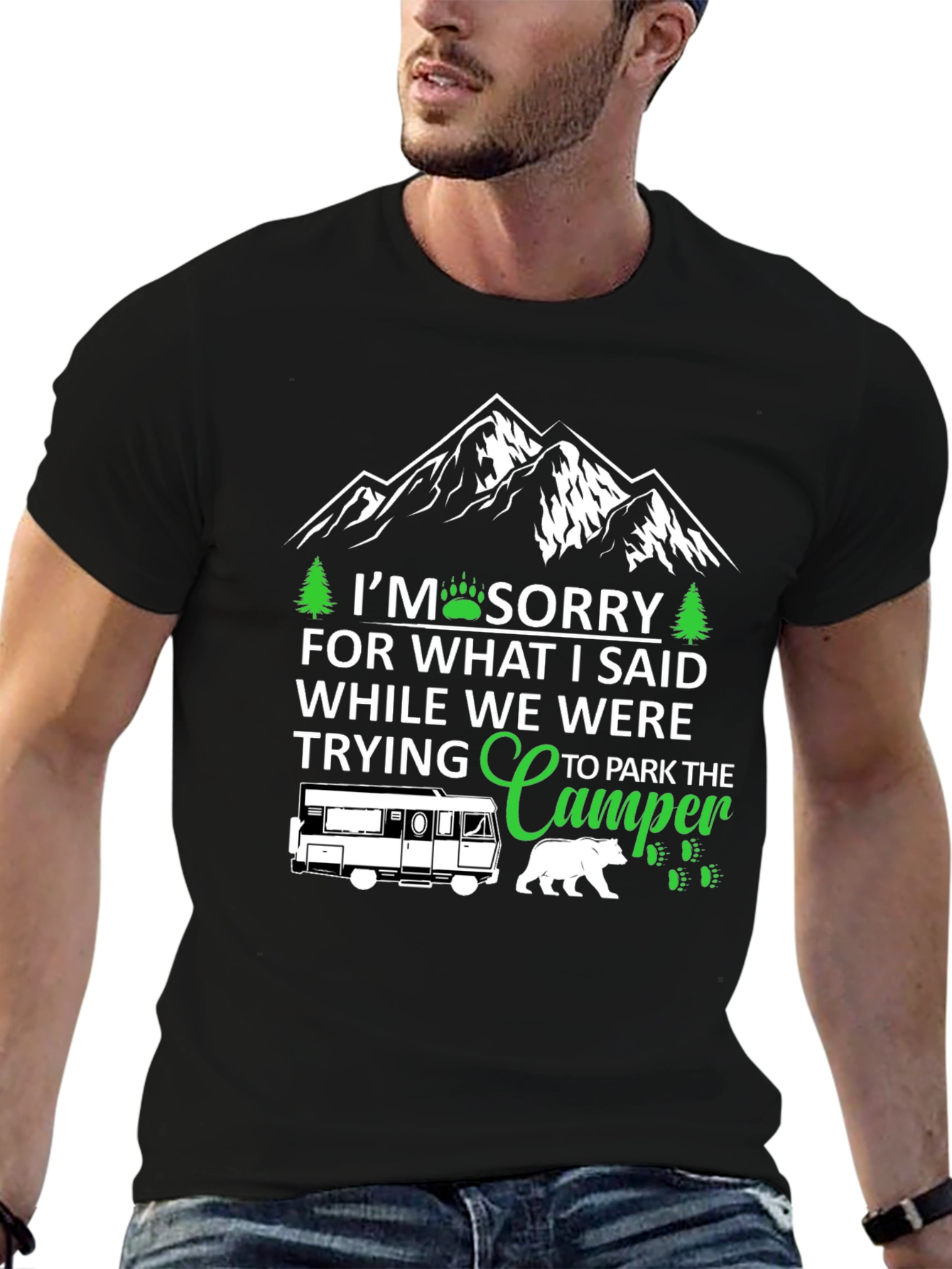 Sorry While Parking Camper T-Shirt