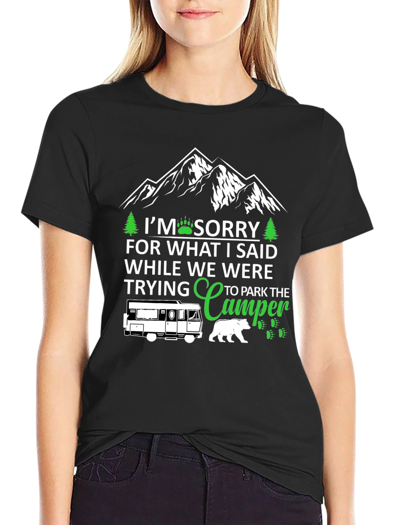 Sorry While Parking Camper T-Shirt
