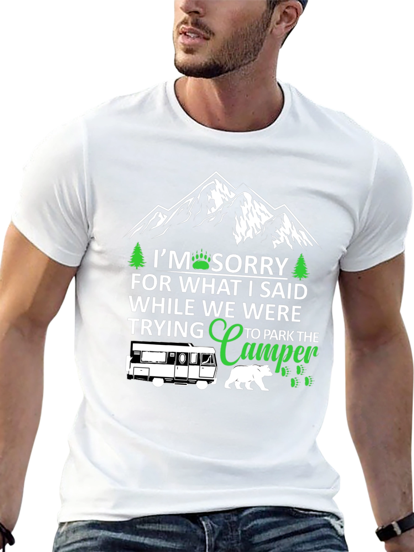 Sorry While Parking Camper T-Shirt
