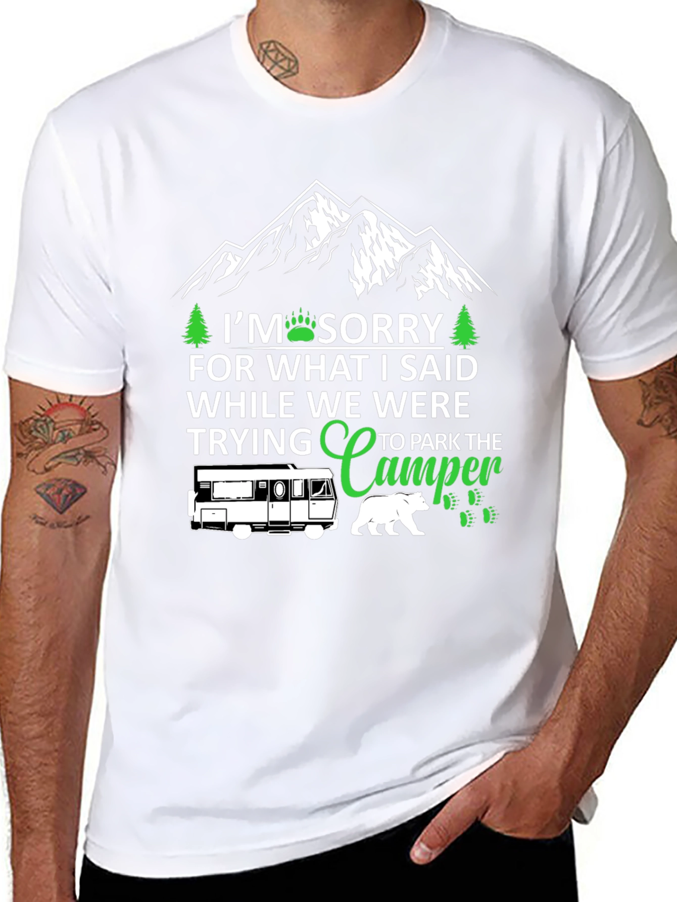 Sorry While Parking Camper T-Shirt