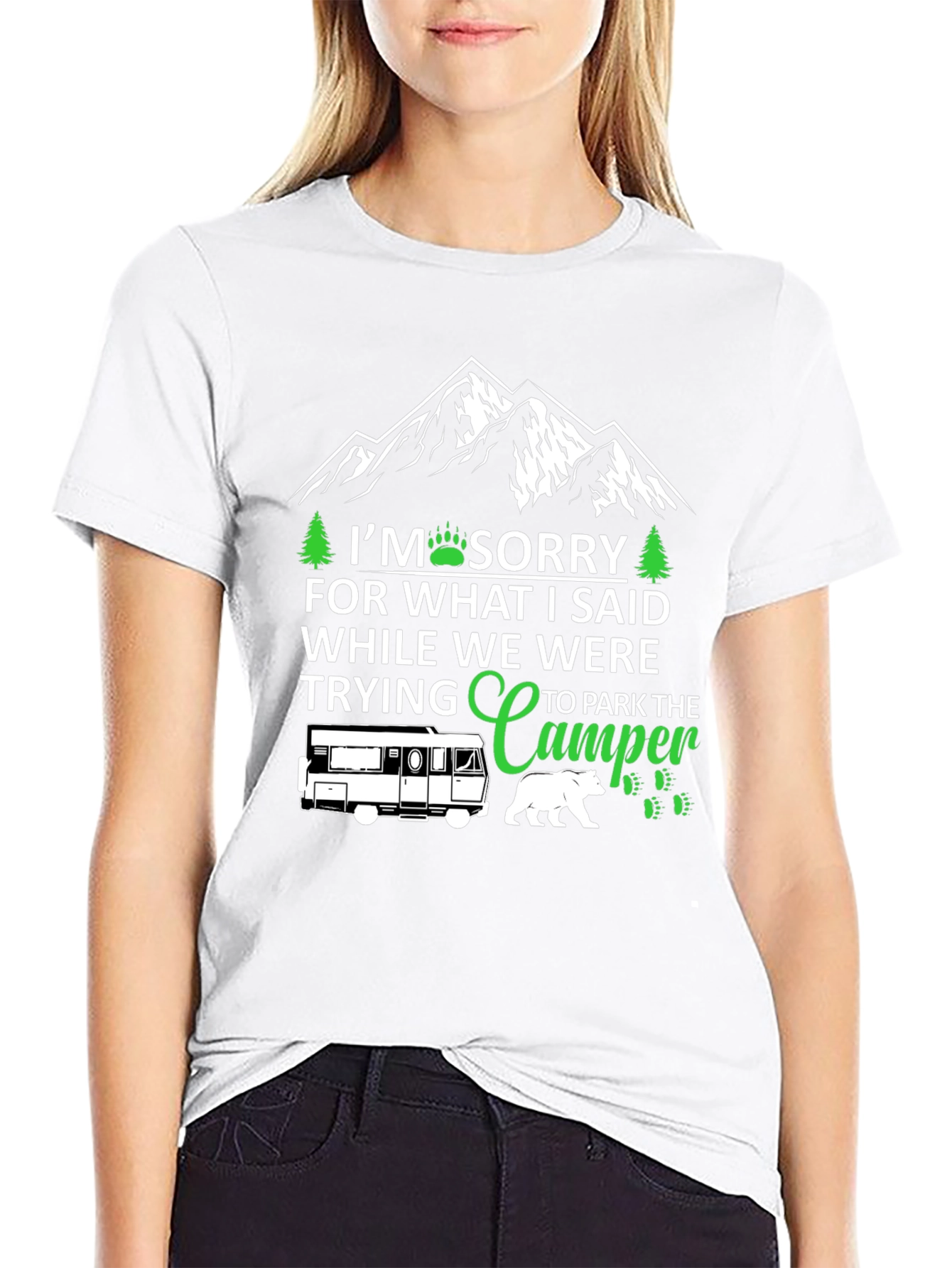 Sorry While Parking Camper T-Shirt