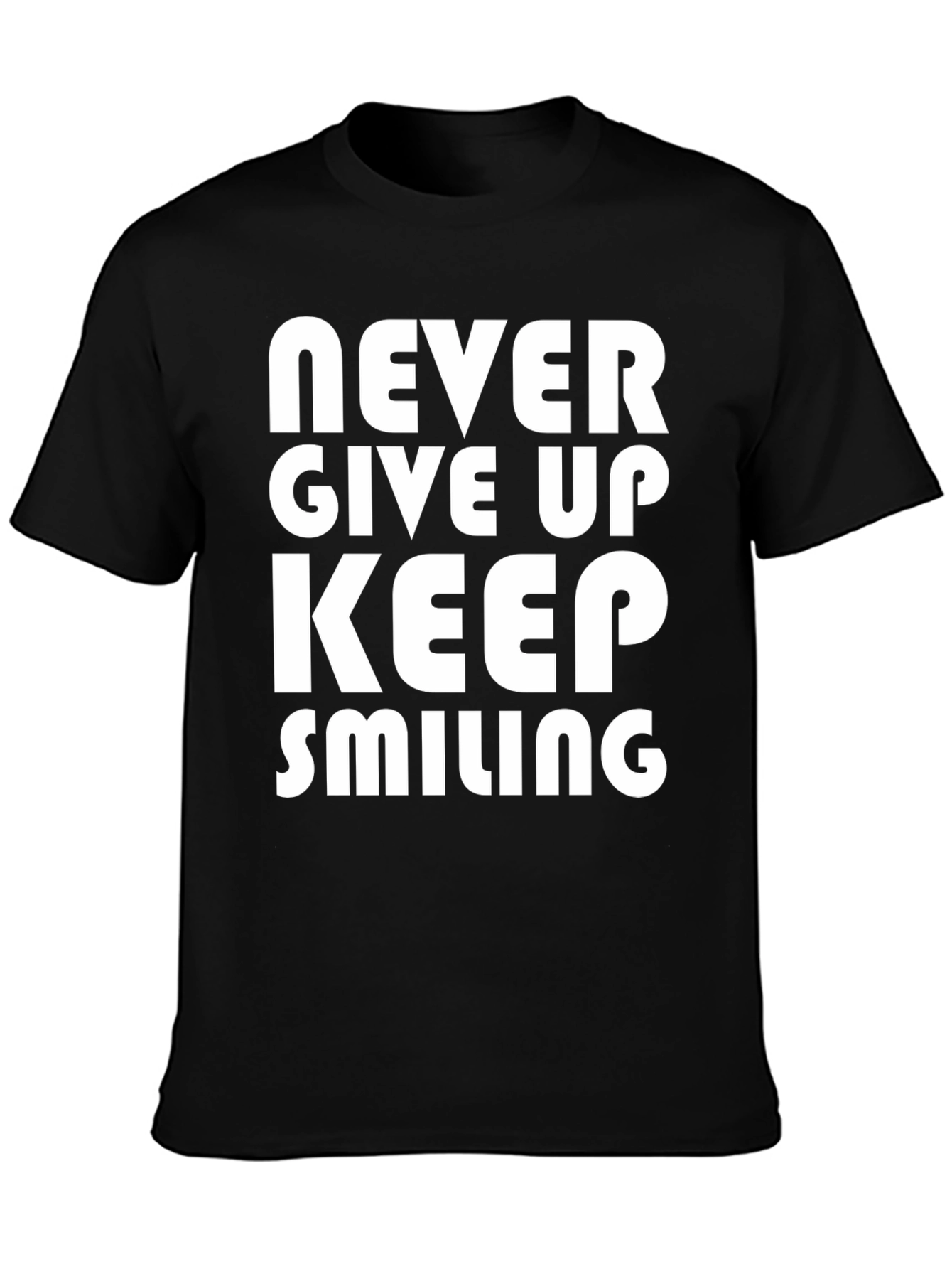 Never Give Up T-Shirt - Motivational Graphic Tee