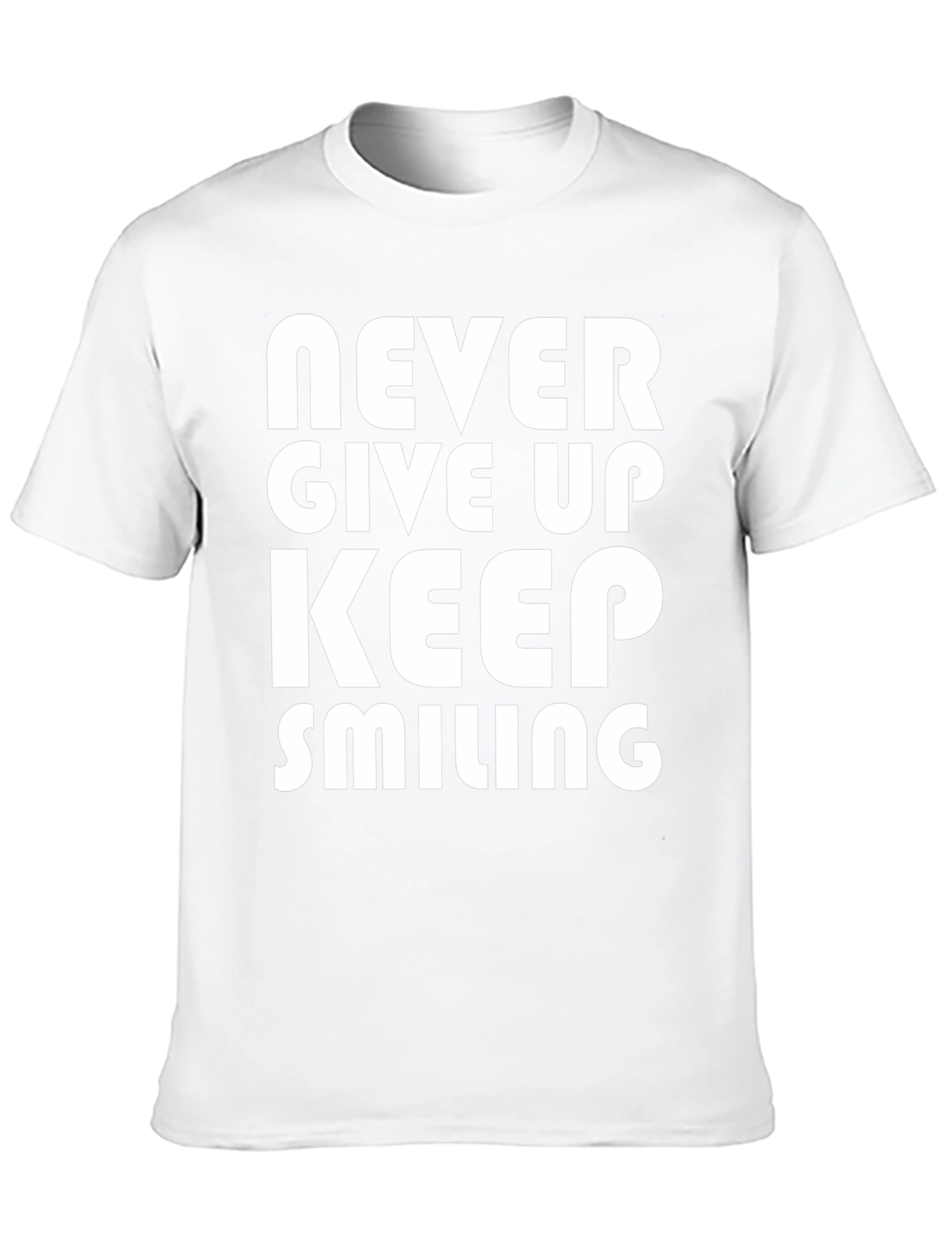 Never Give Up T-Shirt - Motivational Graphic Tee