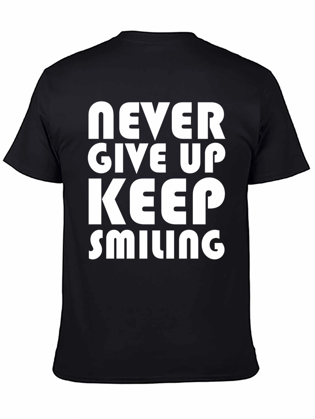 Never Give Up T-Shirt - Motivational Graphic Tee