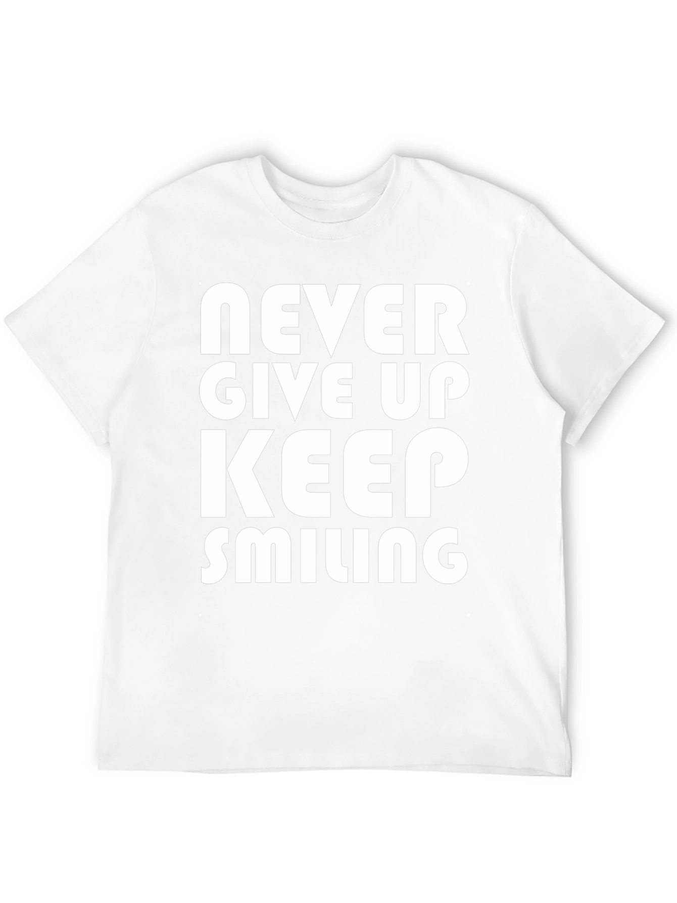 Never Give Up T-Shirt - Motivational Graphic Tee