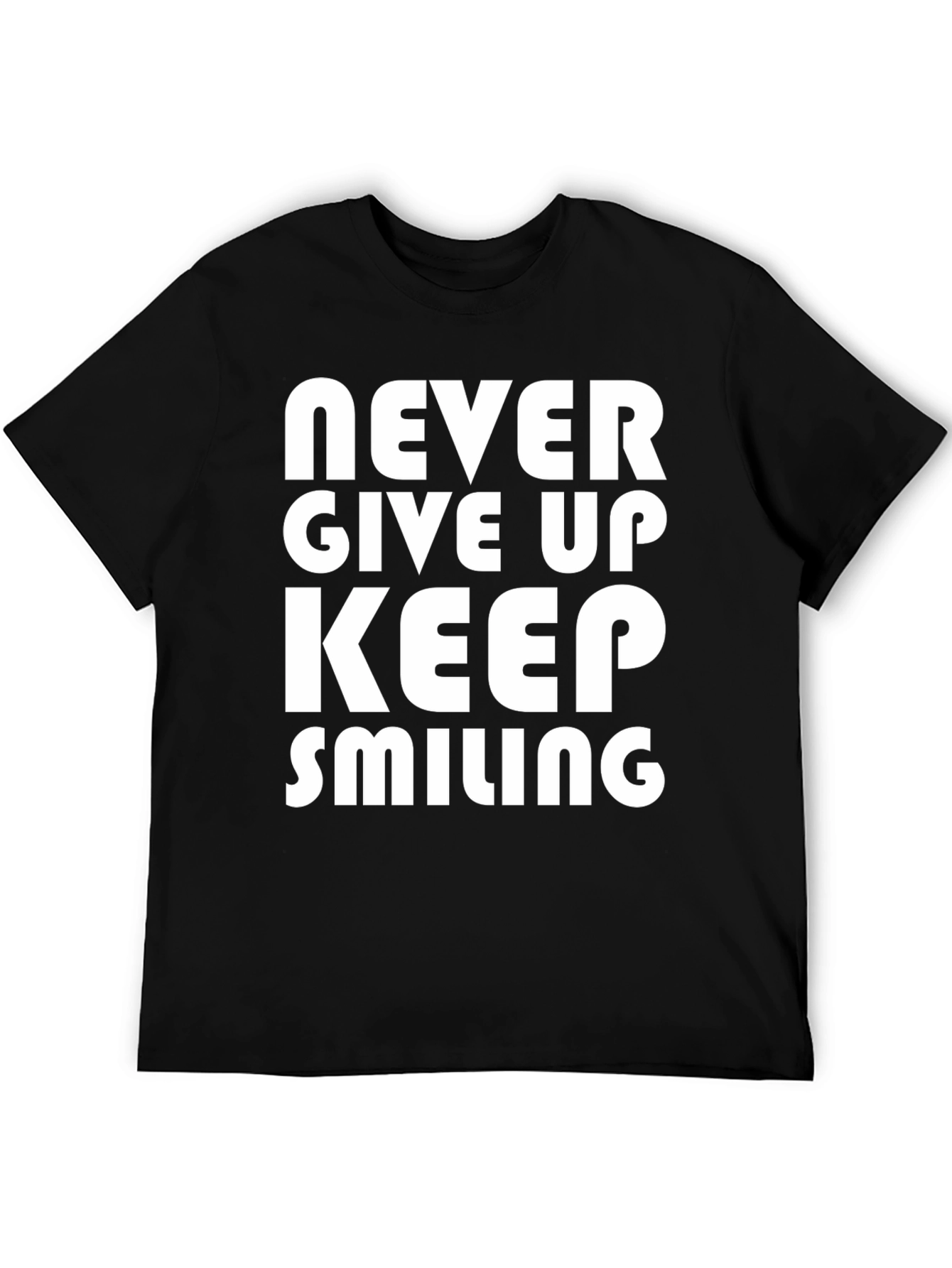 Never Give Up T-Shirt - Motivational Graphic Tee