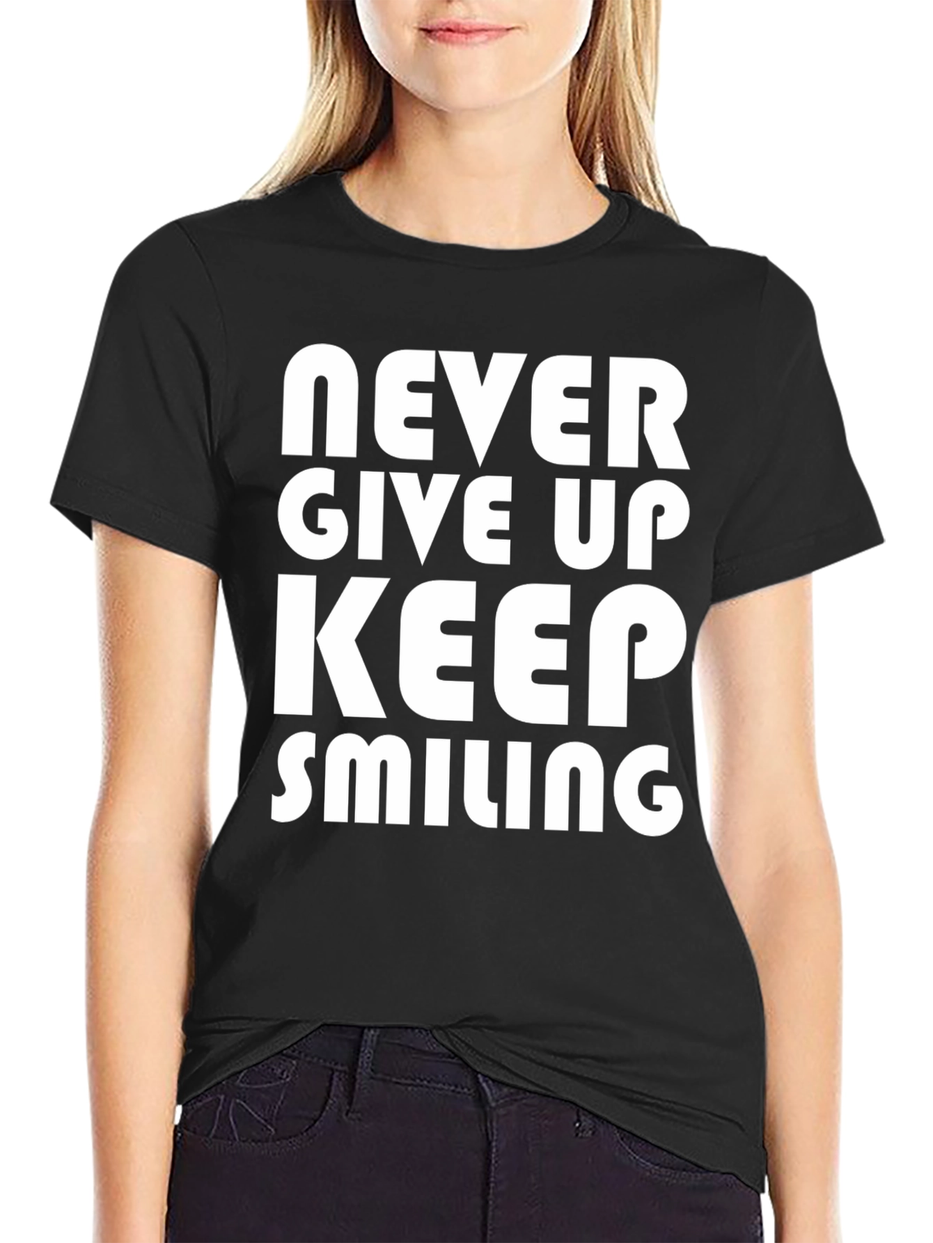 Never Give Up T-Shirt - Motivational Graphic Tee