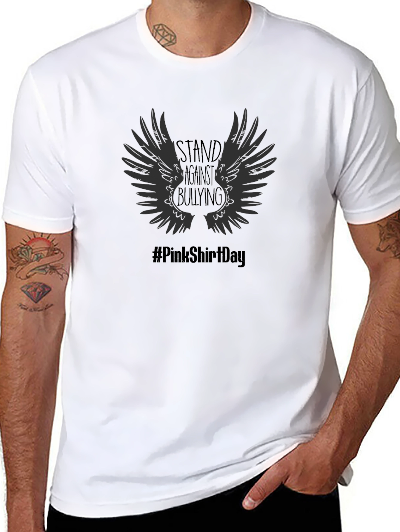 Stand Against Bullying T-Shirt - Pink Shirt Day