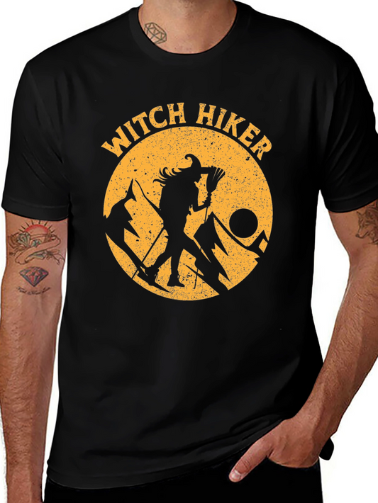 Witch Hiker Graphic Tee - Outdoor Adventure