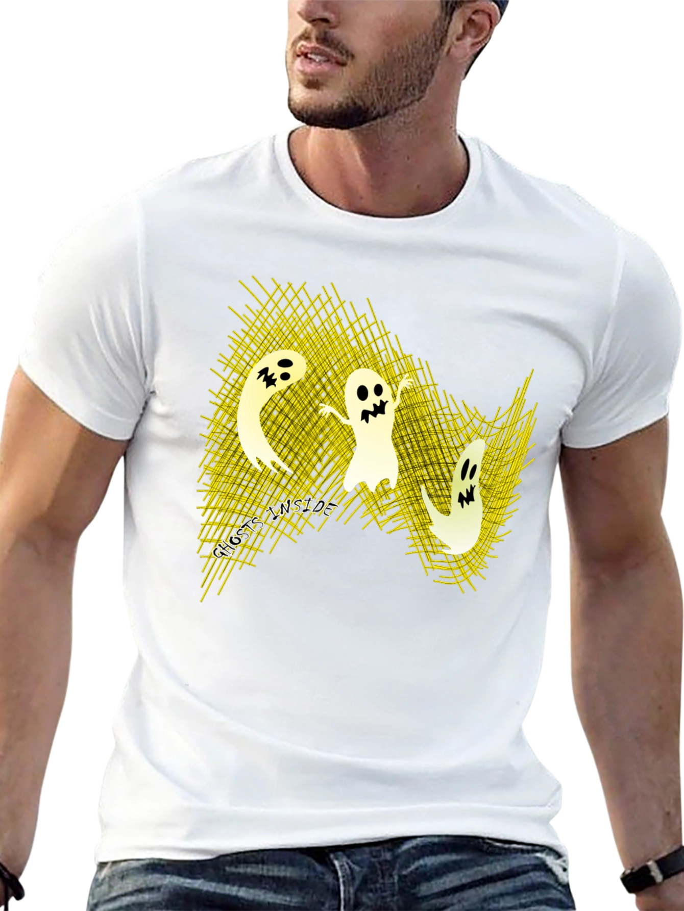 Spooky Ghosts T-Shirt - Halloween Fun