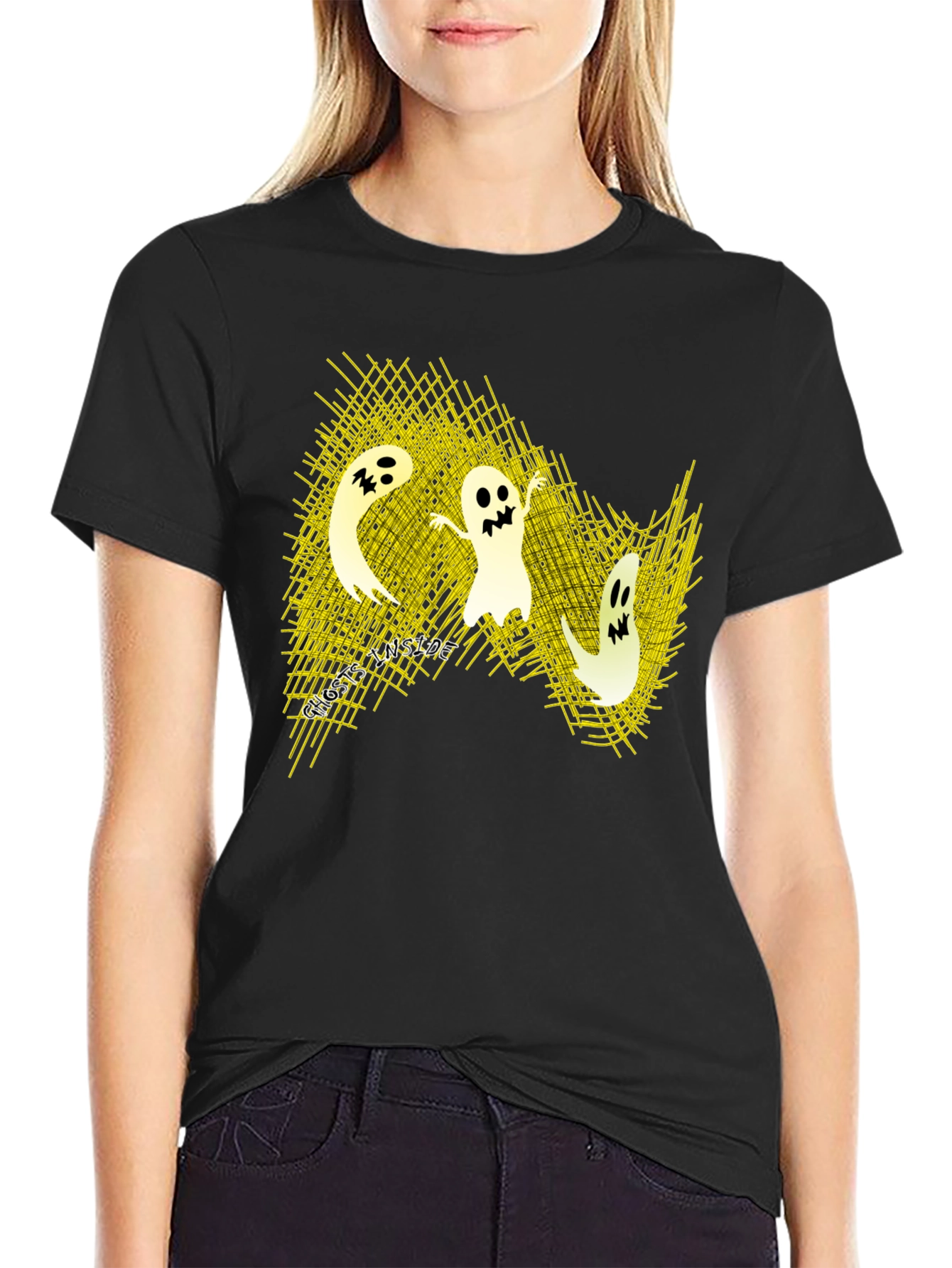 Spooky Ghosts T-Shirt - Halloween Fun