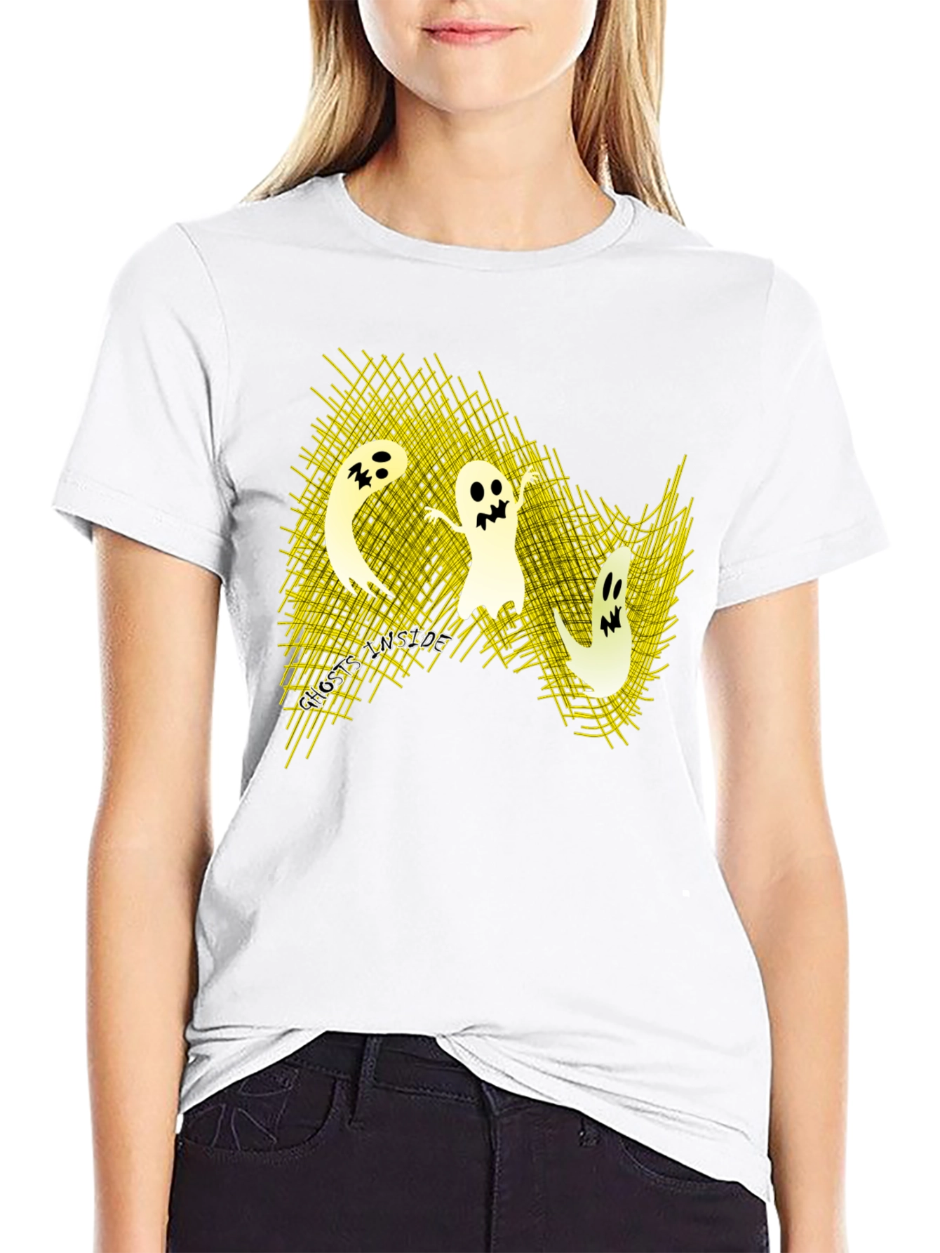 Spooky Ghosts T-Shirt - Halloween Fun