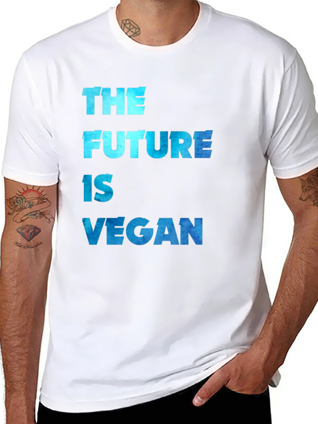 The Future is Vegan Black T-Shirt