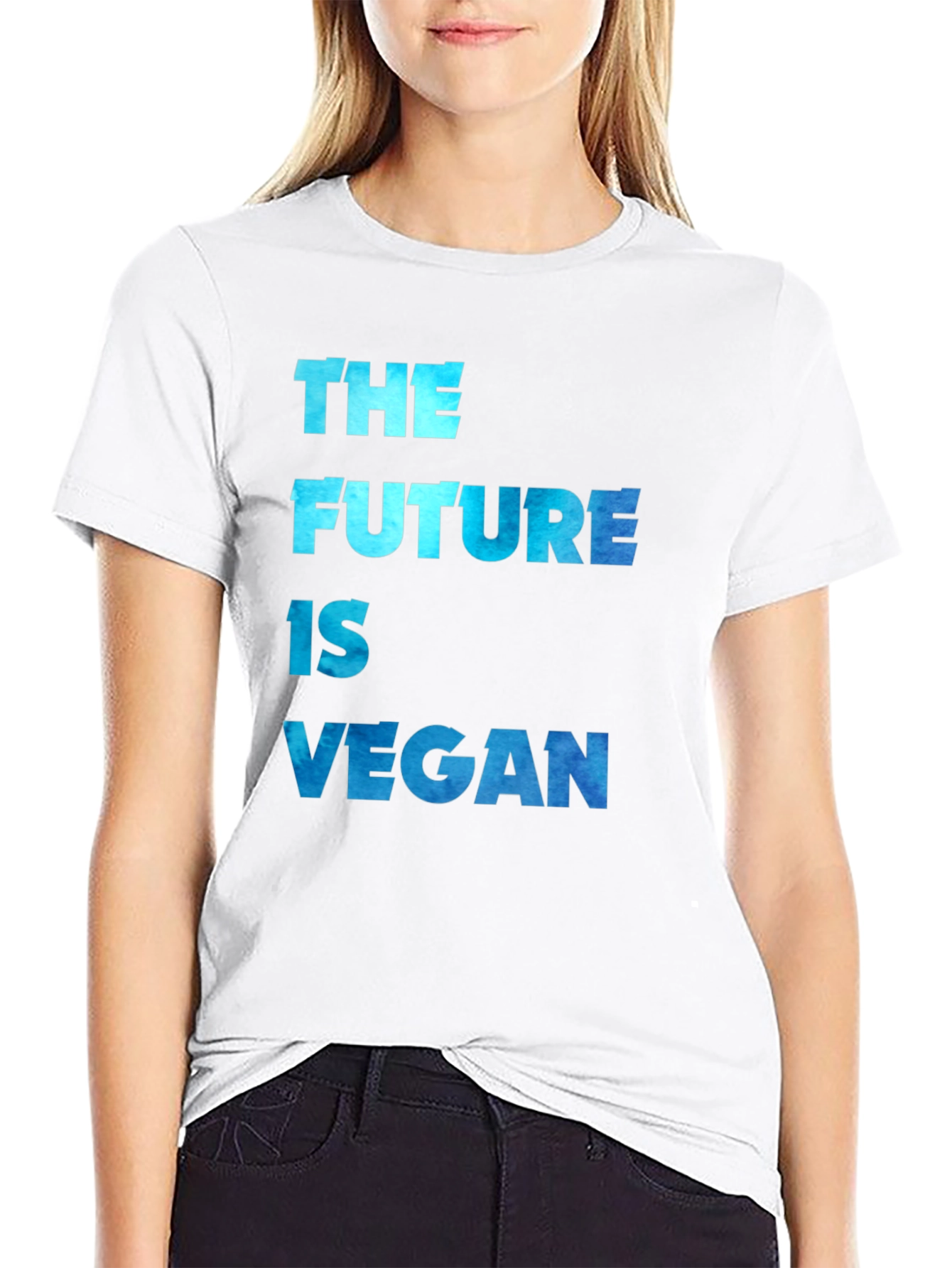 The Future is Vegan Black T-Shirt