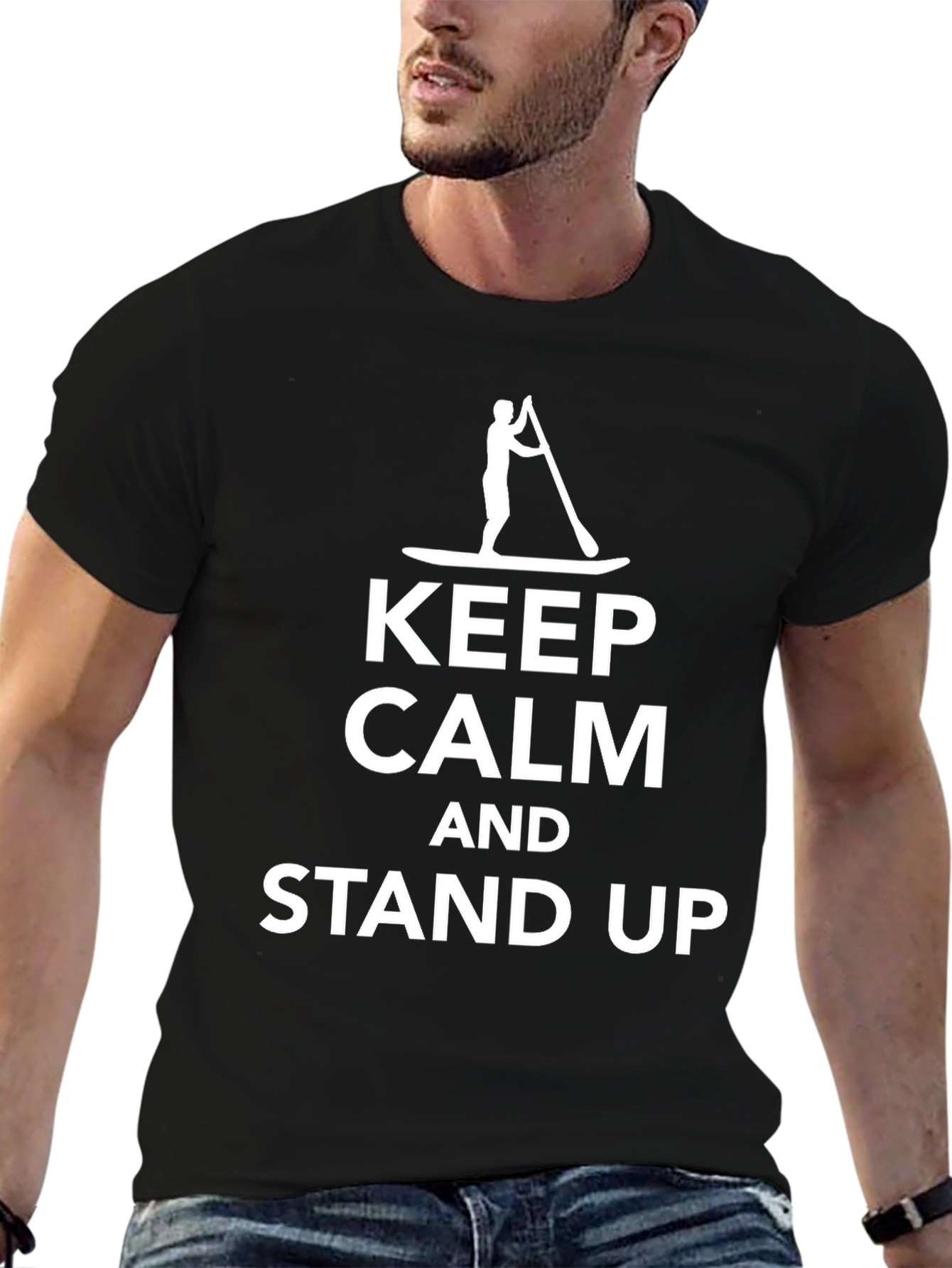 Keep Calm Stand Up Paddle Boarding T-Shirt