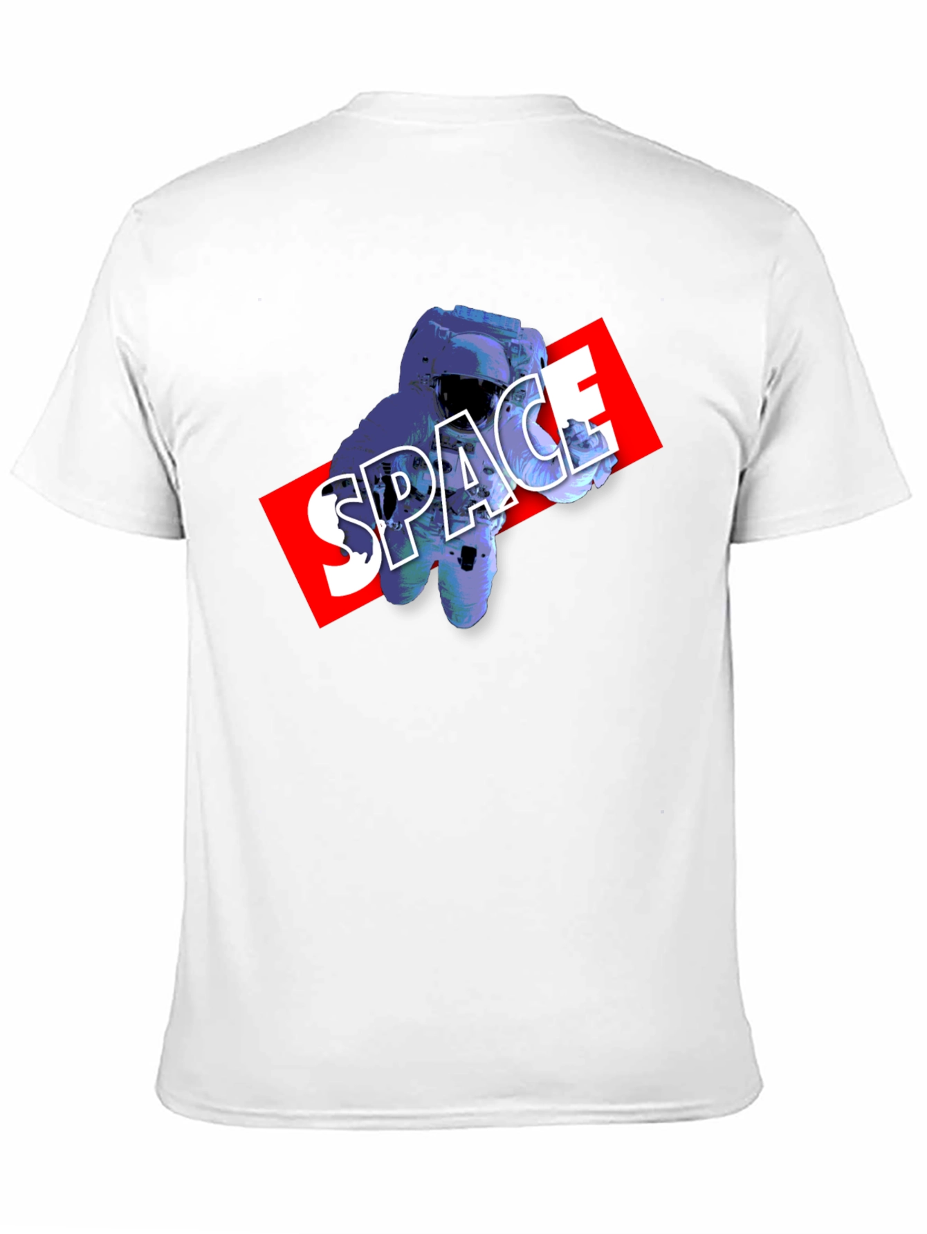 Space Astronaut Graphic Tee - Black