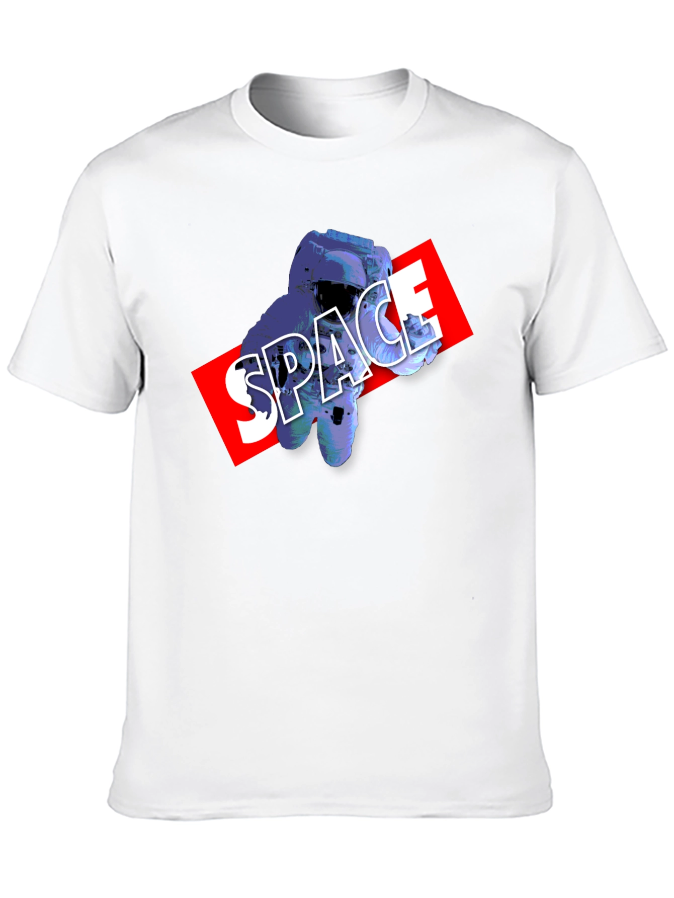 Space Astronaut Graphic Tee - Black