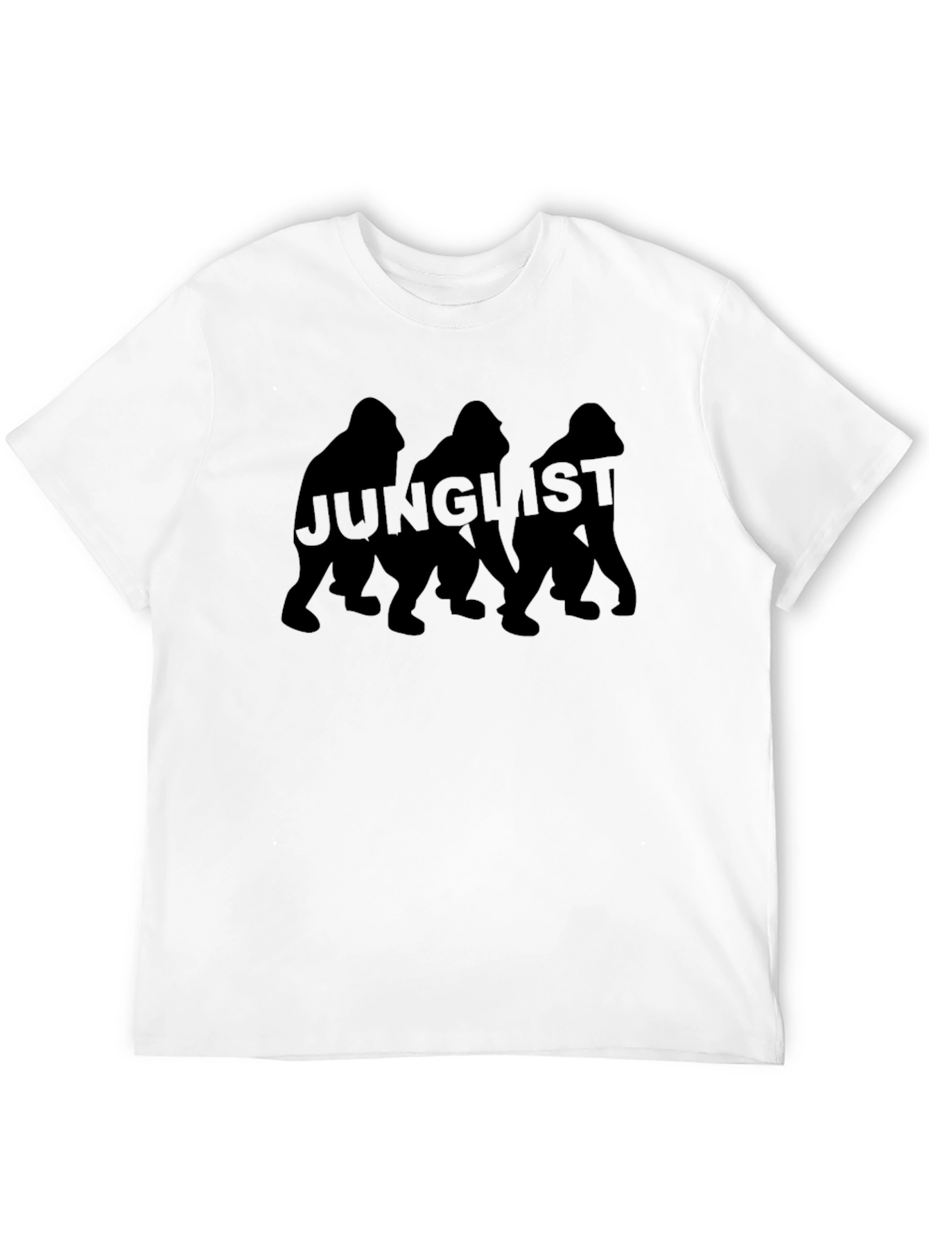 Junglist Gorilla Graphic Tee - Black