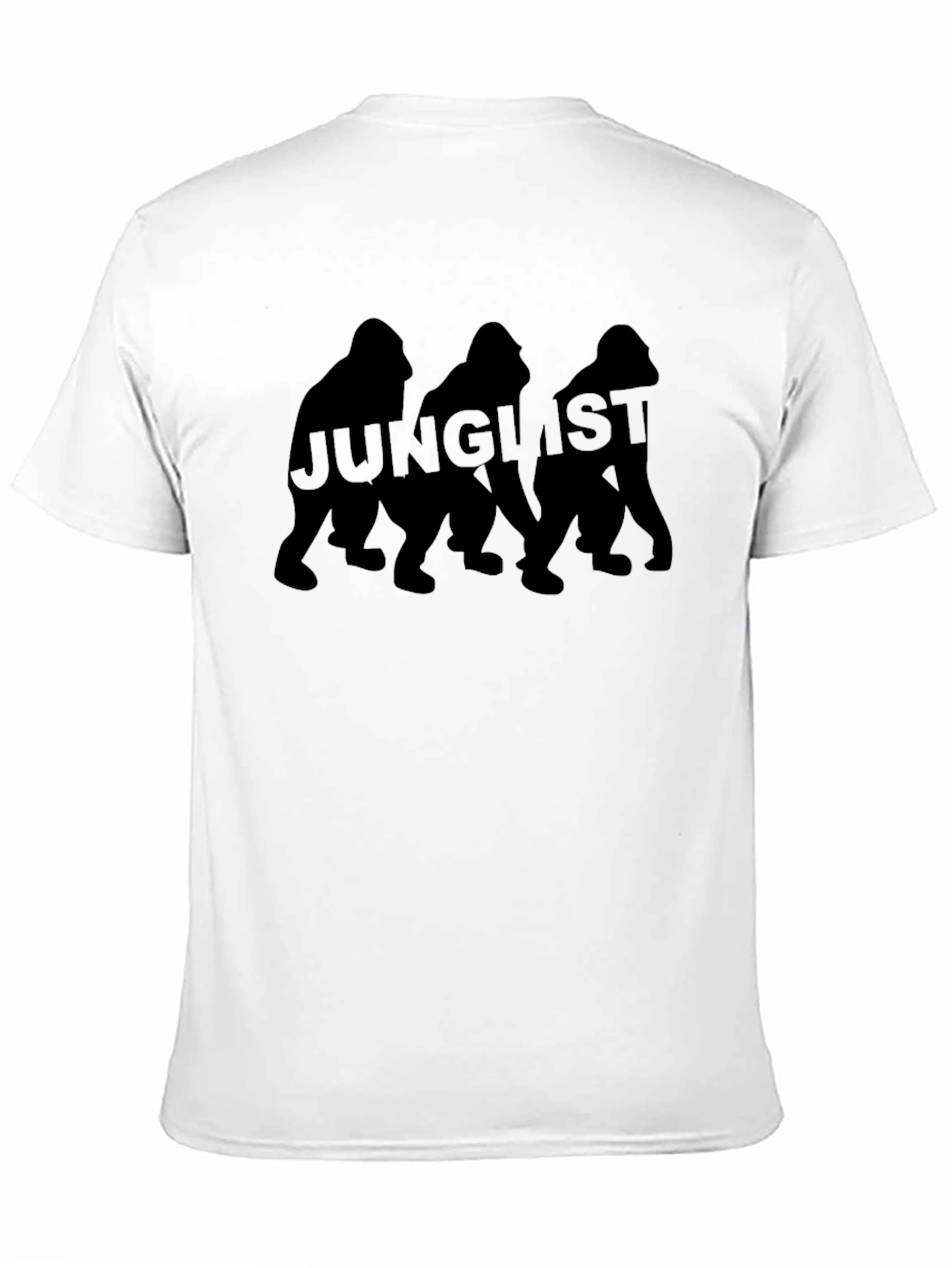 Junglist Gorilla Graphic Tee - Black