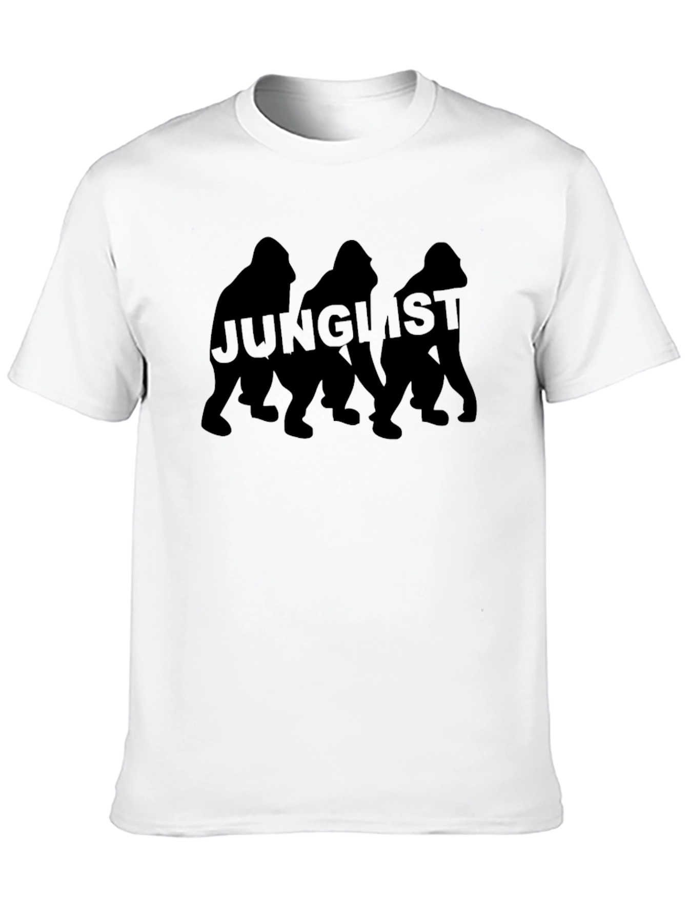 Junglist Gorilla Graphic Tee - Black