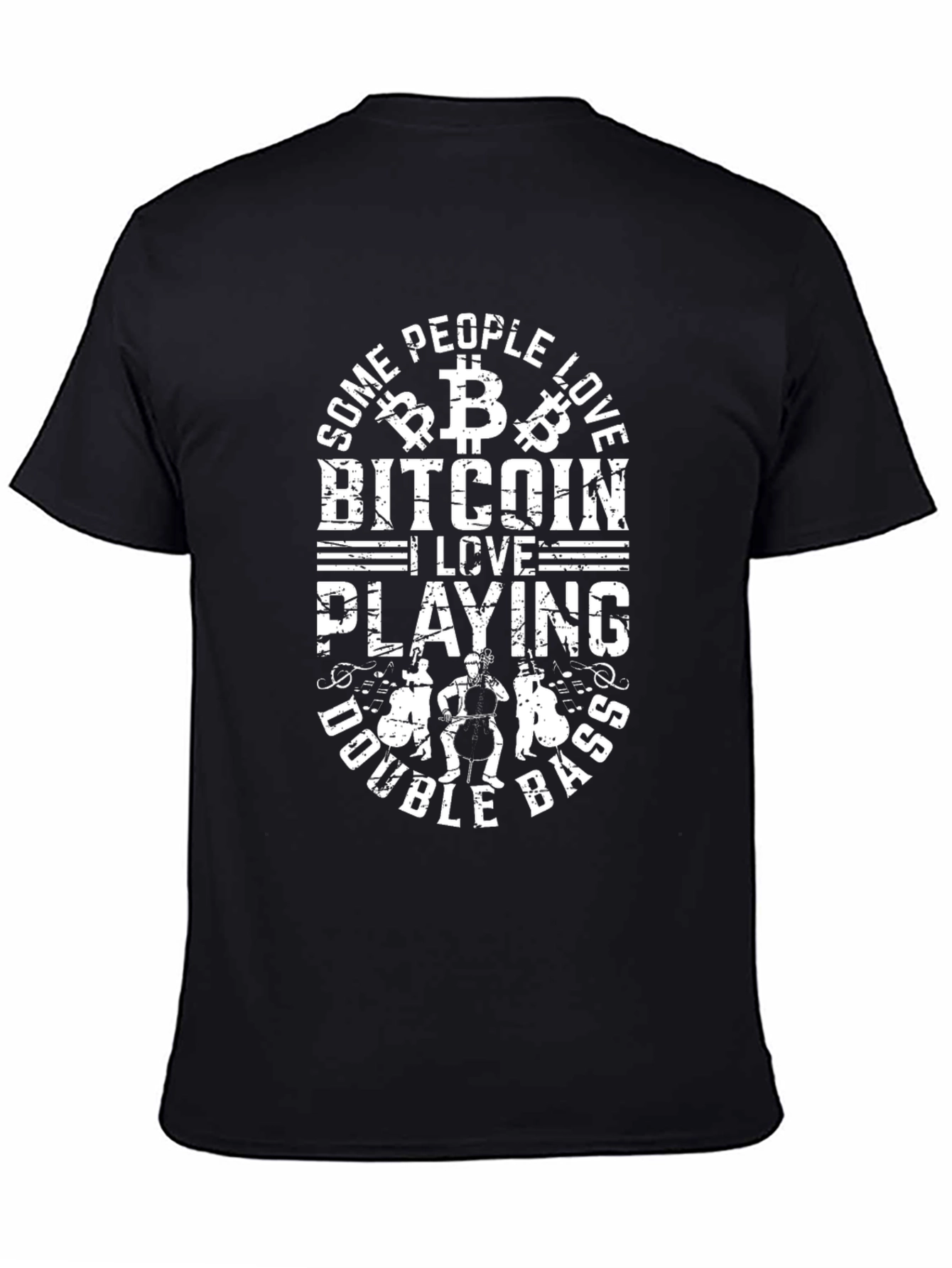 Bitcoin & Double Bass T-Shirt