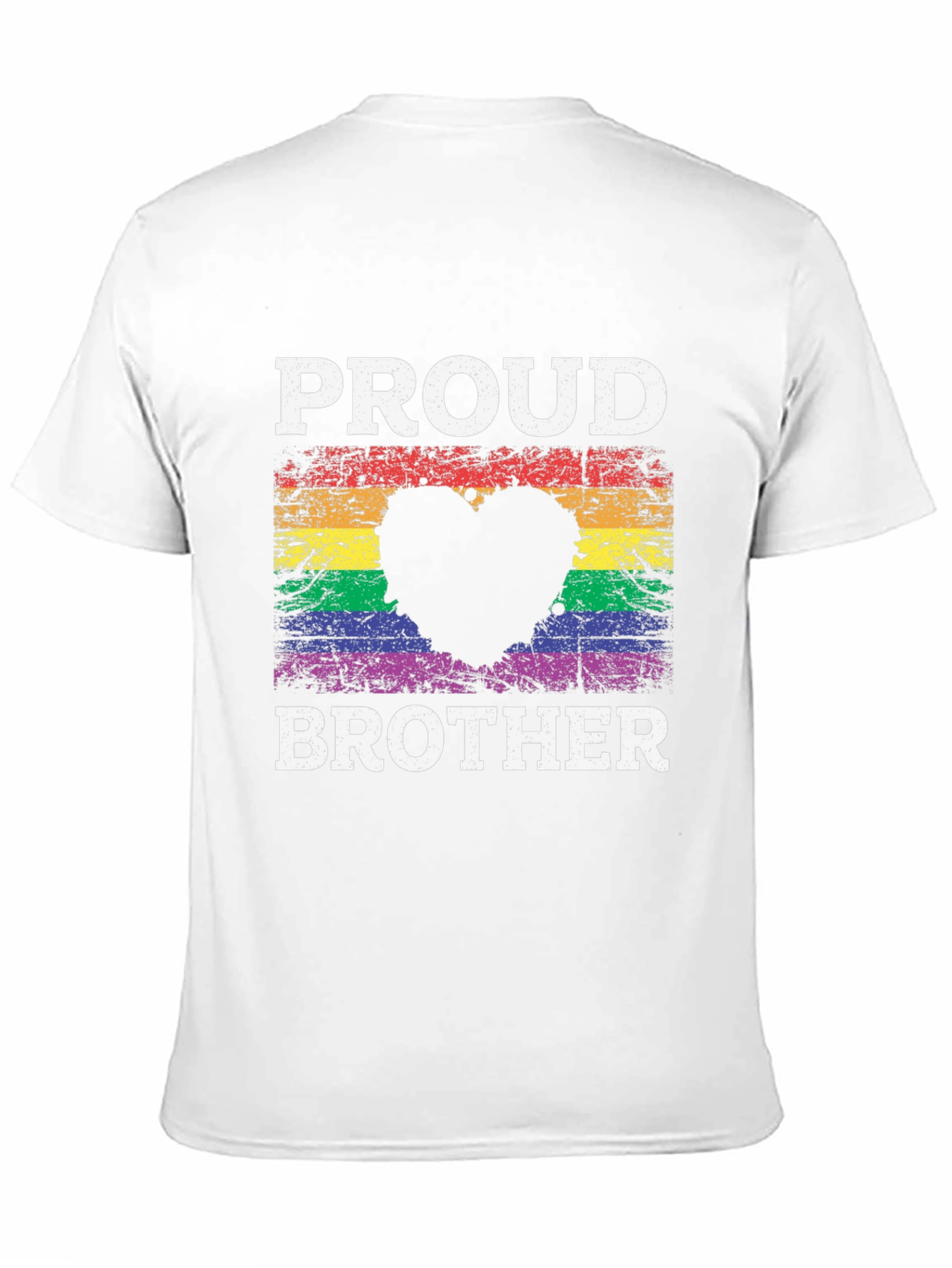 Proud Brother LGBT Heart T-Shirt