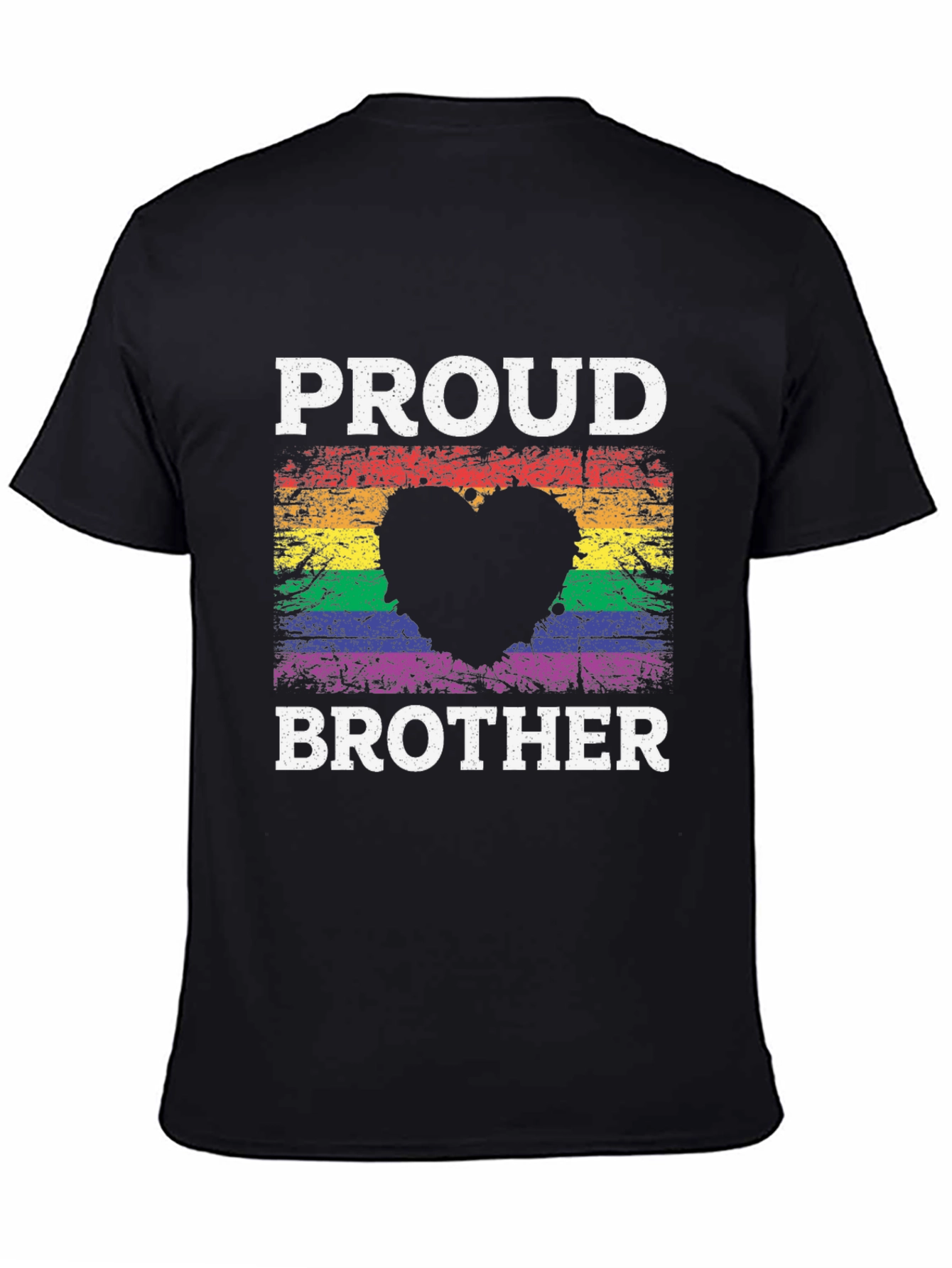Proud Brother LGBT Heart T-Shirt