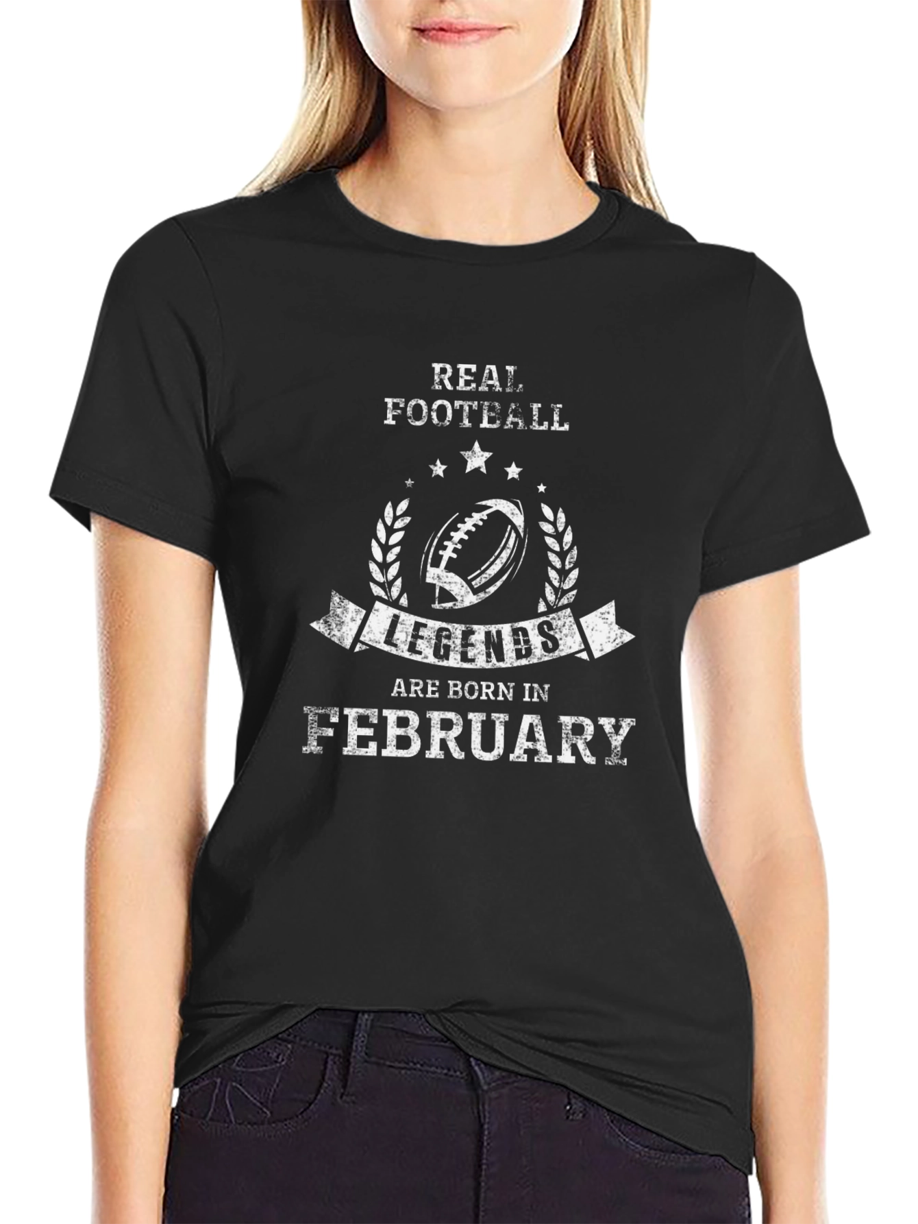 Real Football Legends Born in February T-Shirt