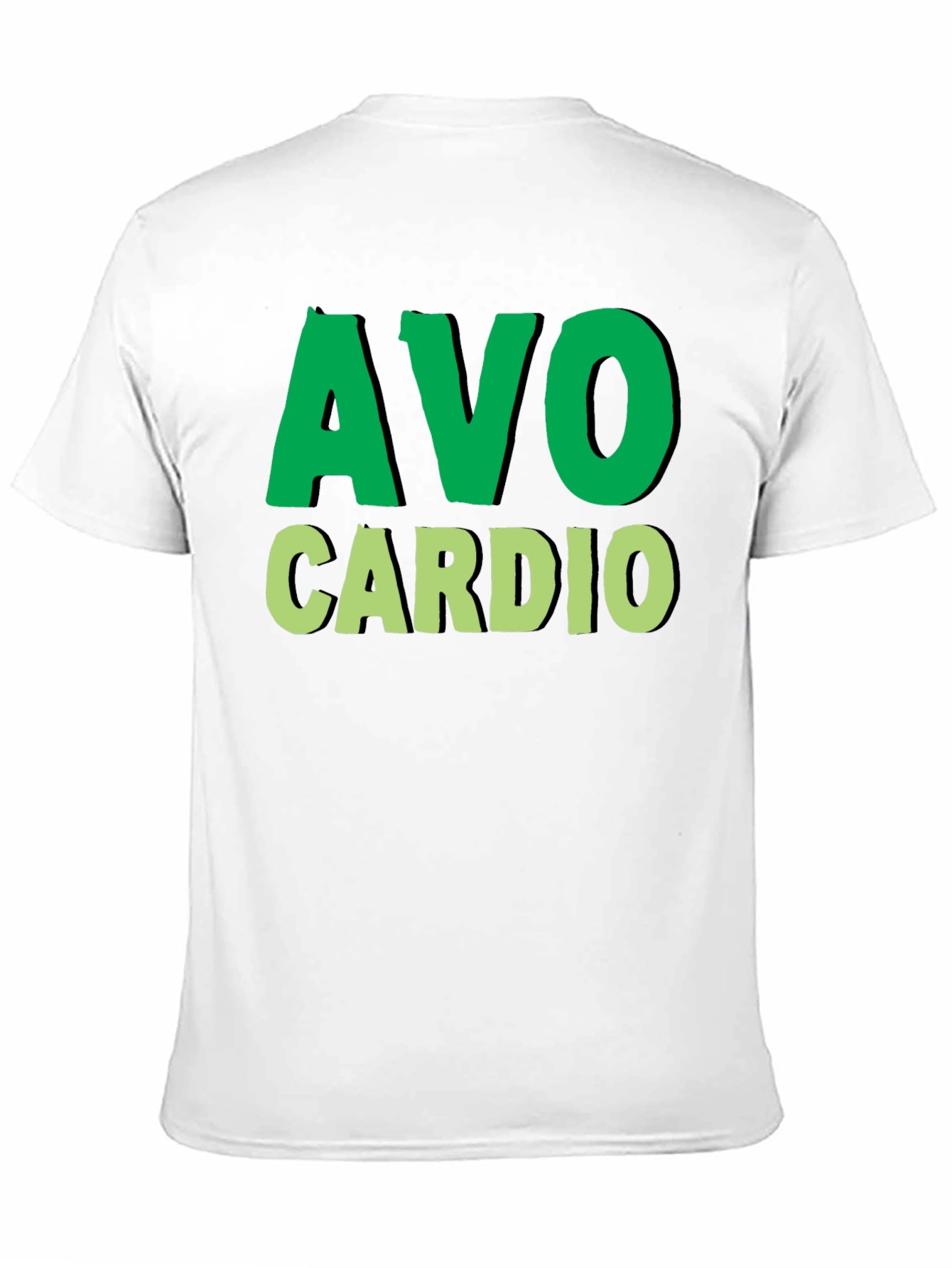 Avo Cardio T-Shirt - Fitness & Avocado Lover Tee