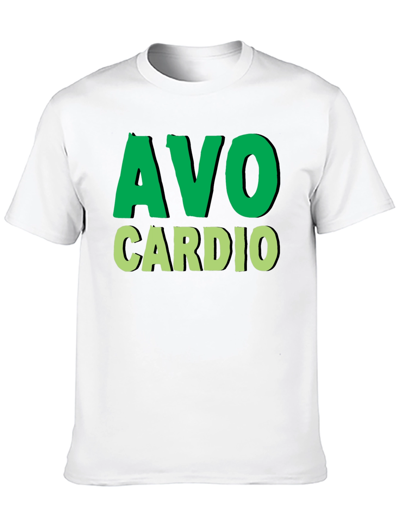 Avo Cardio T-Shirt - Fitness & Avocado Lover Tee