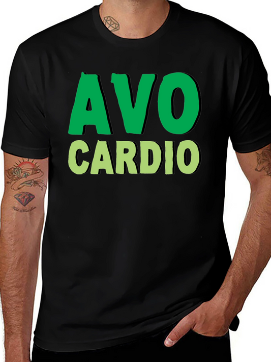 Avo Cardio T-Shirt - Fitness & Avocado Lover Tee