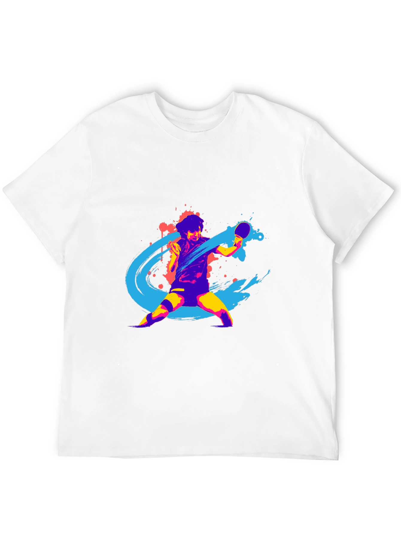Mens Graphic Tee - Table Tennis Design