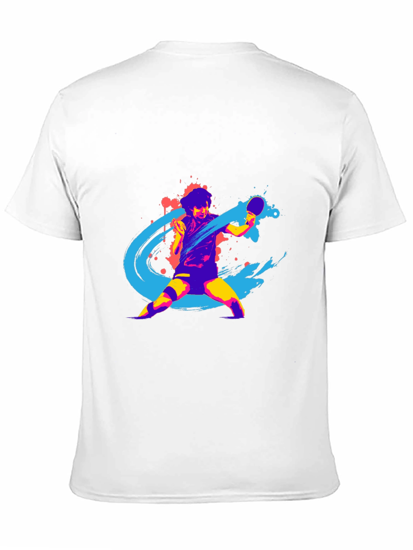Mens Graphic Tee - Table Tennis Design