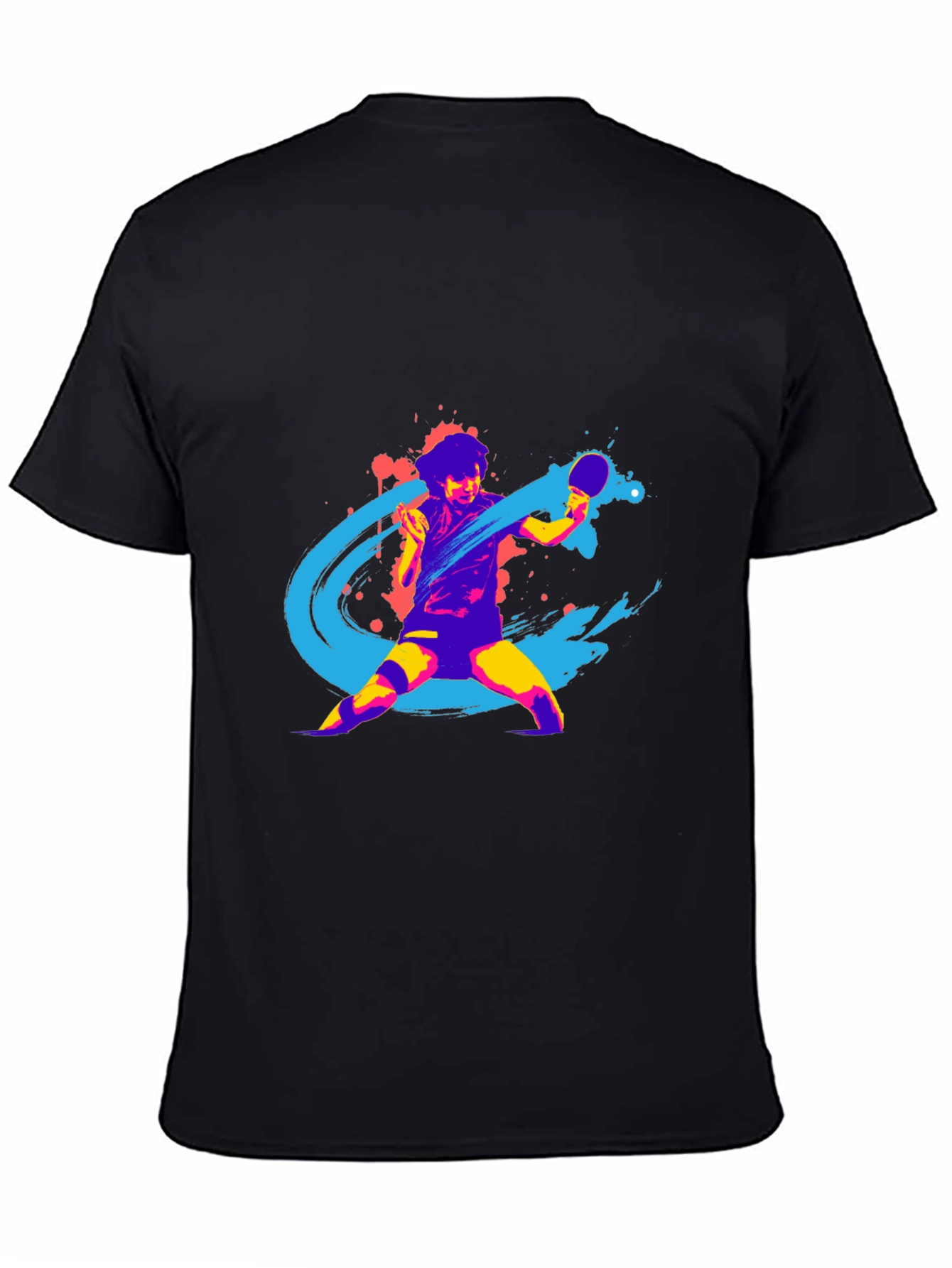 Mens Graphic Tee - Table Tennis Design