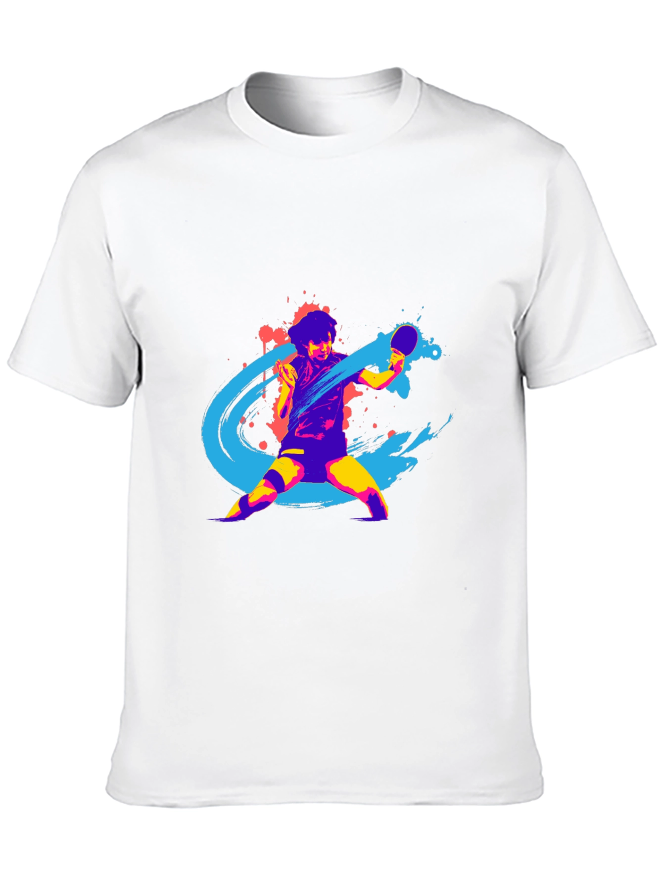 Mens Graphic Tee - Table Tennis Design
